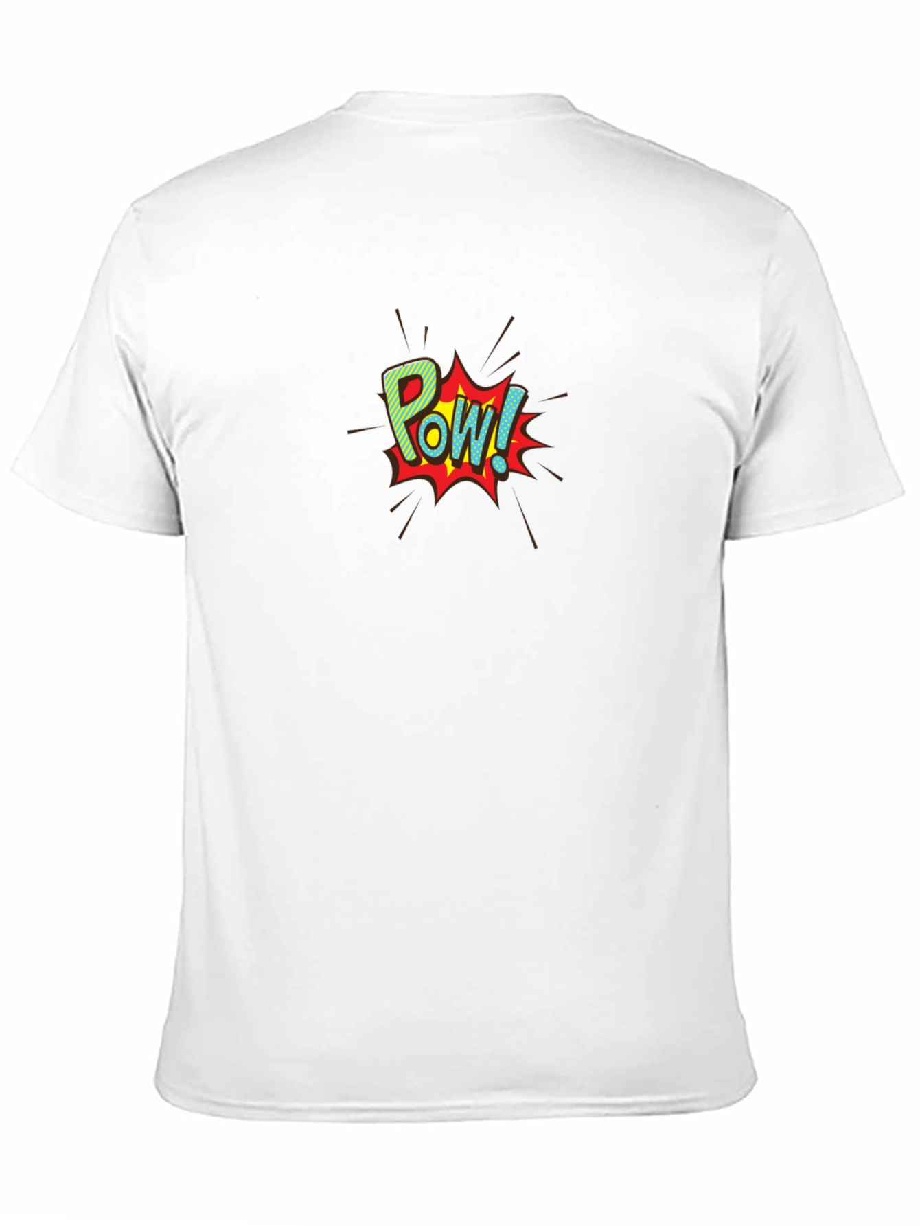 Comic Book POW! Graphic Black T-Shirt