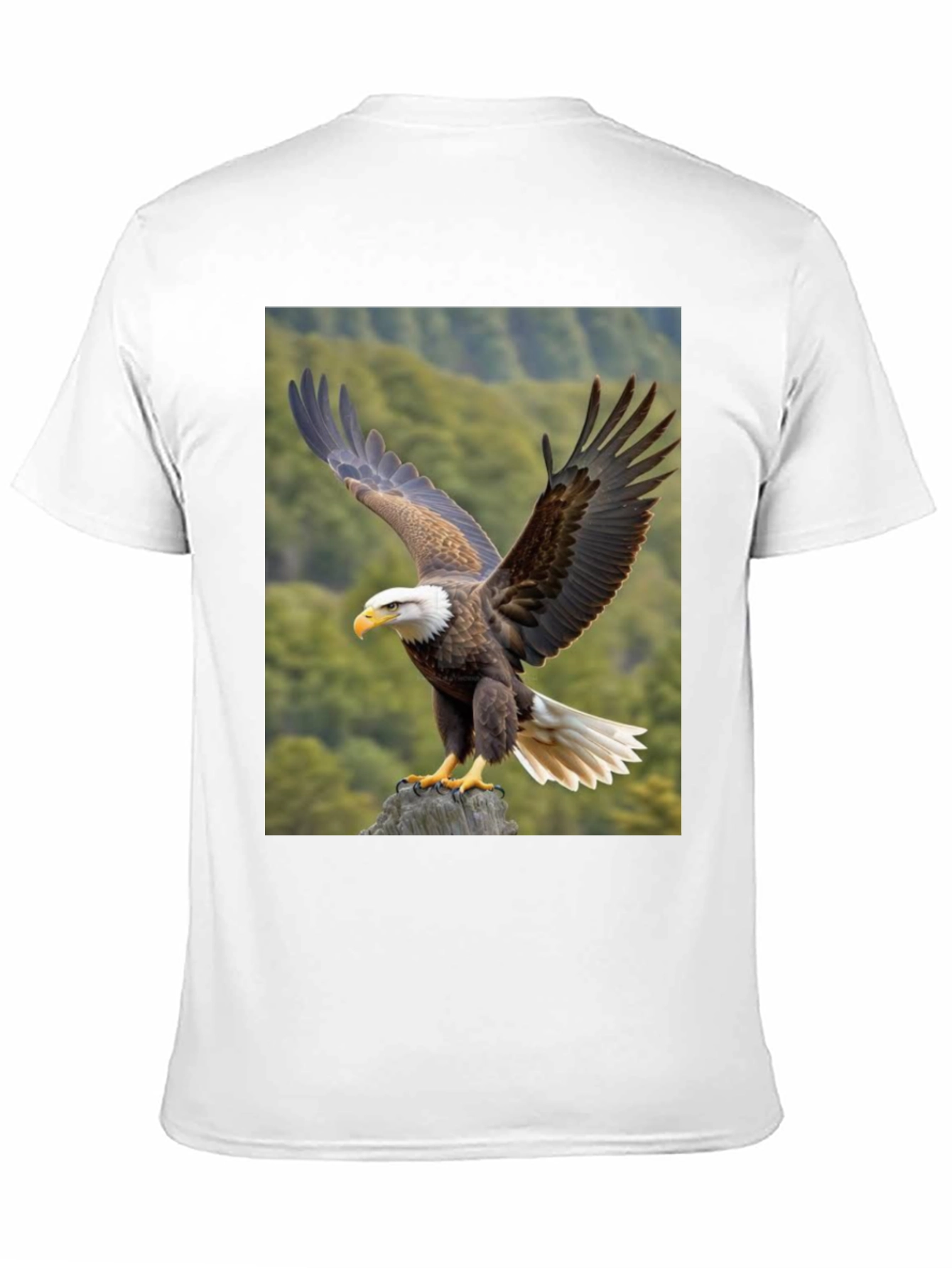 Eagle Graphic T-Shirt - Nature Print Tee