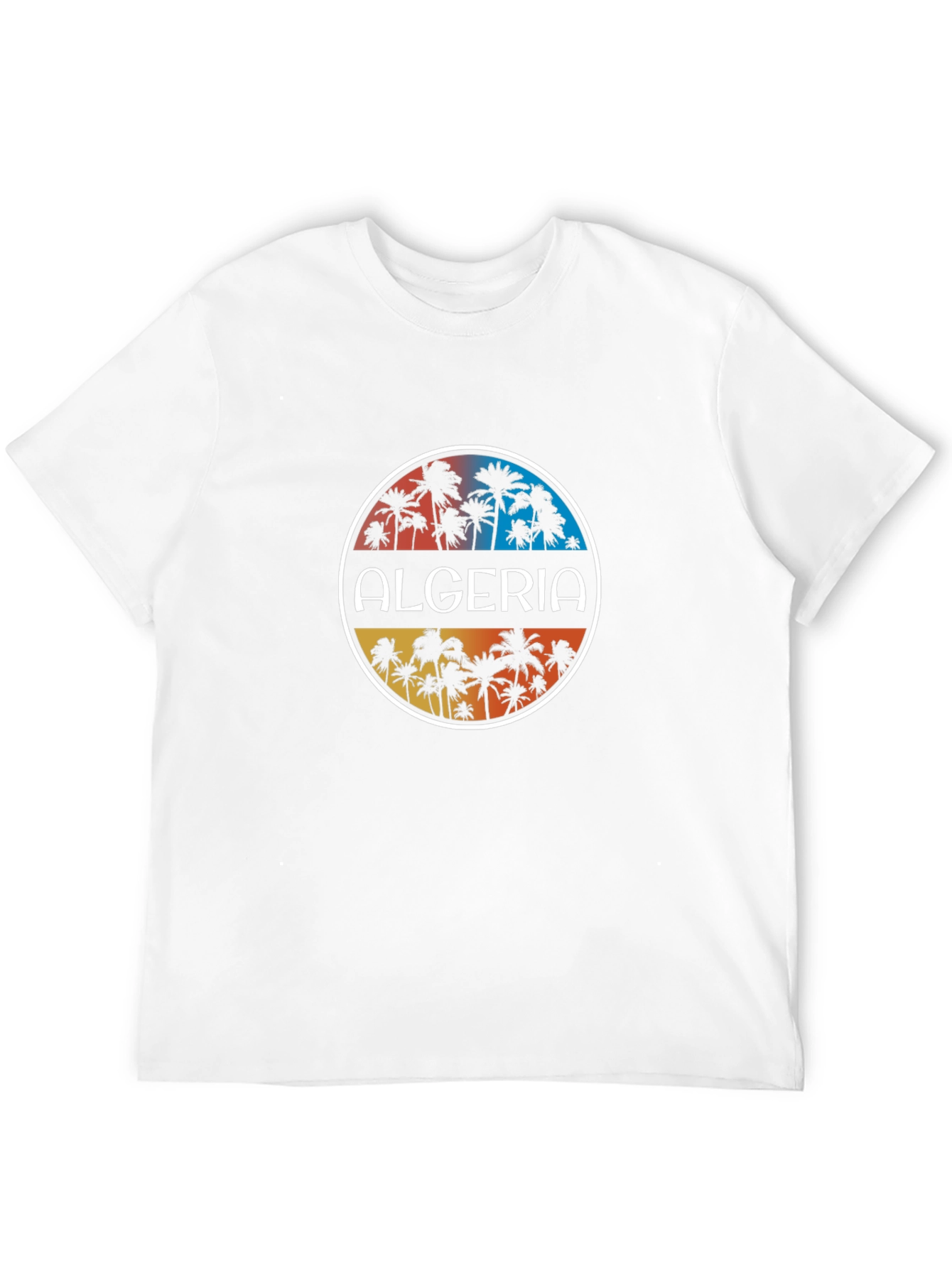 Algeria Palm Tree Graphic T-Shirt