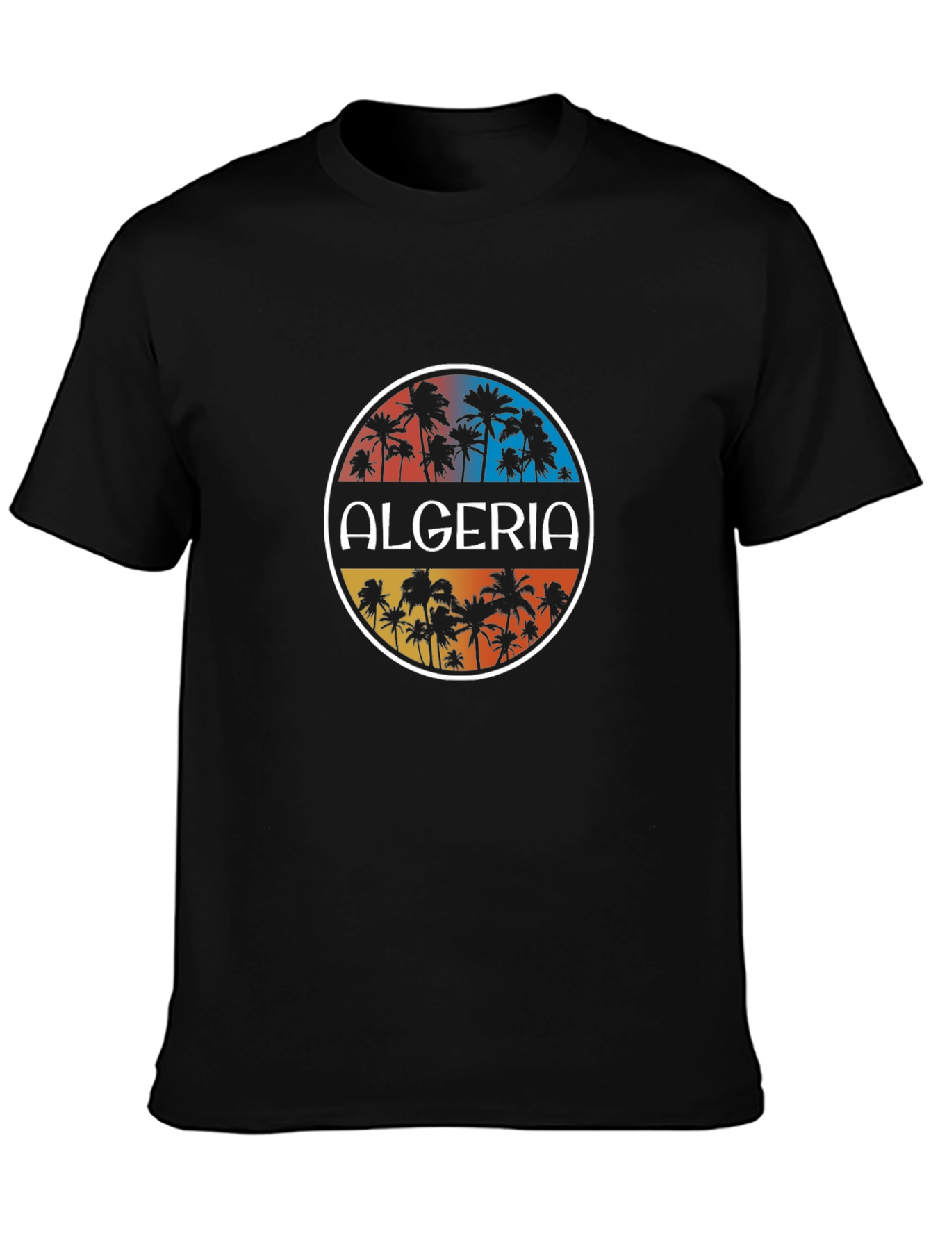 Algeria Palm Tree Graphic T-Shirt