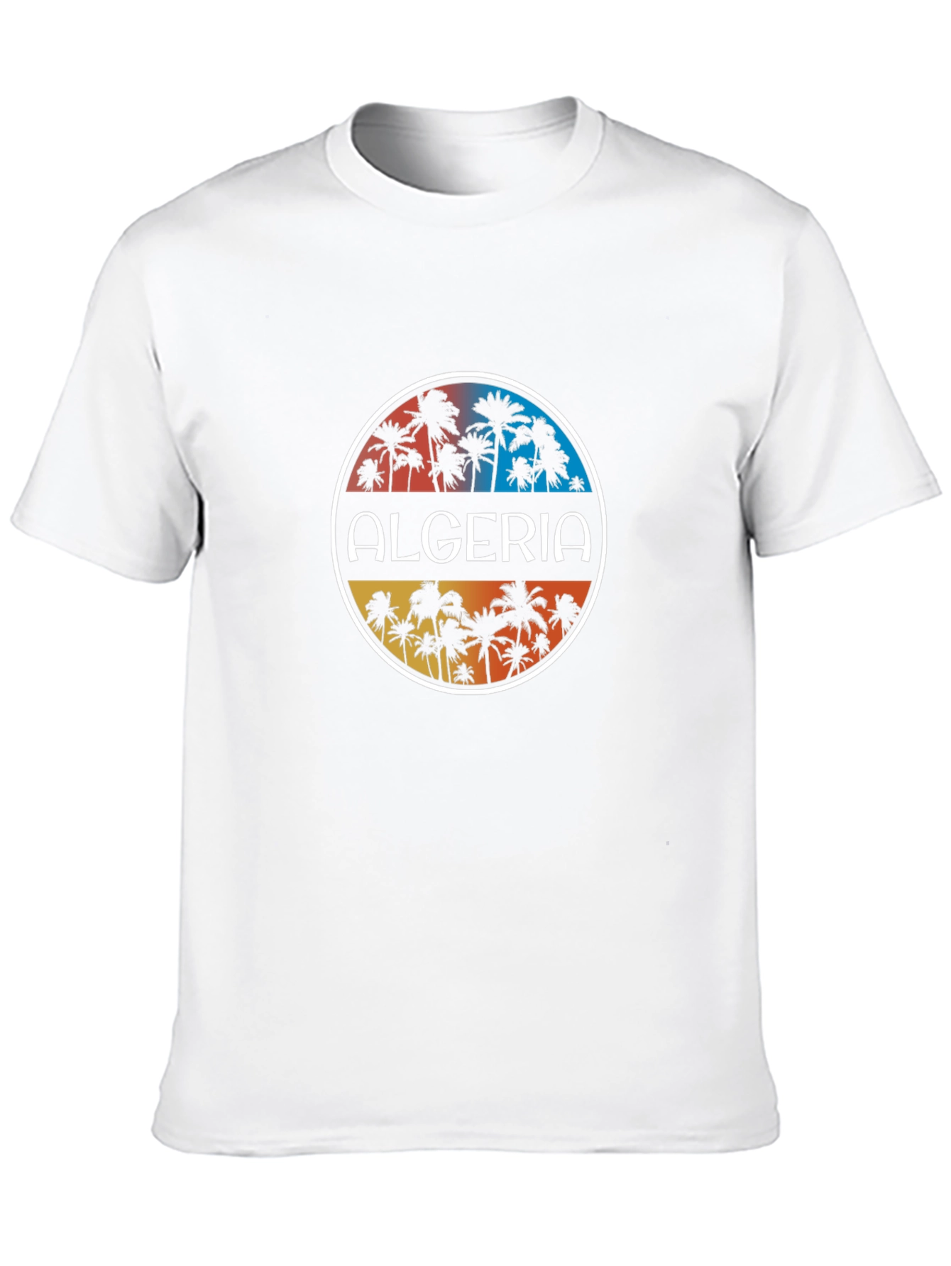 Algeria Palm Tree Graphic T-Shirt