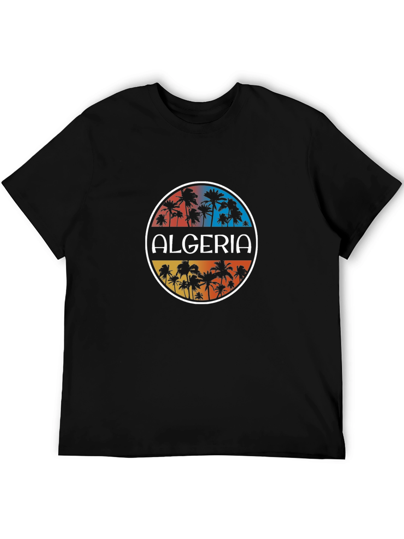 Algeria Palm Tree Graphic T-Shirt
