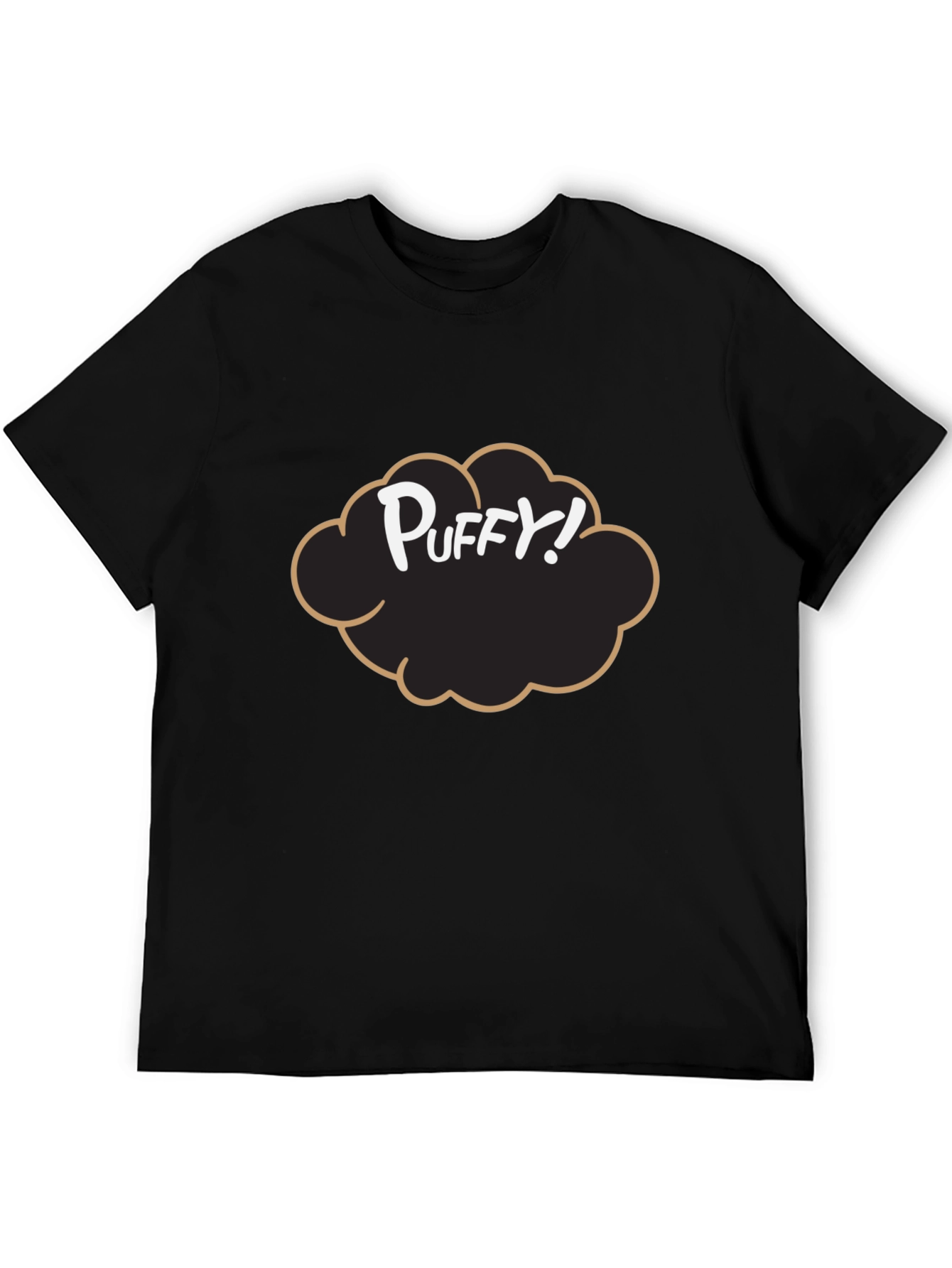 Puffy! Graphic Tee - Black Cotton Blend