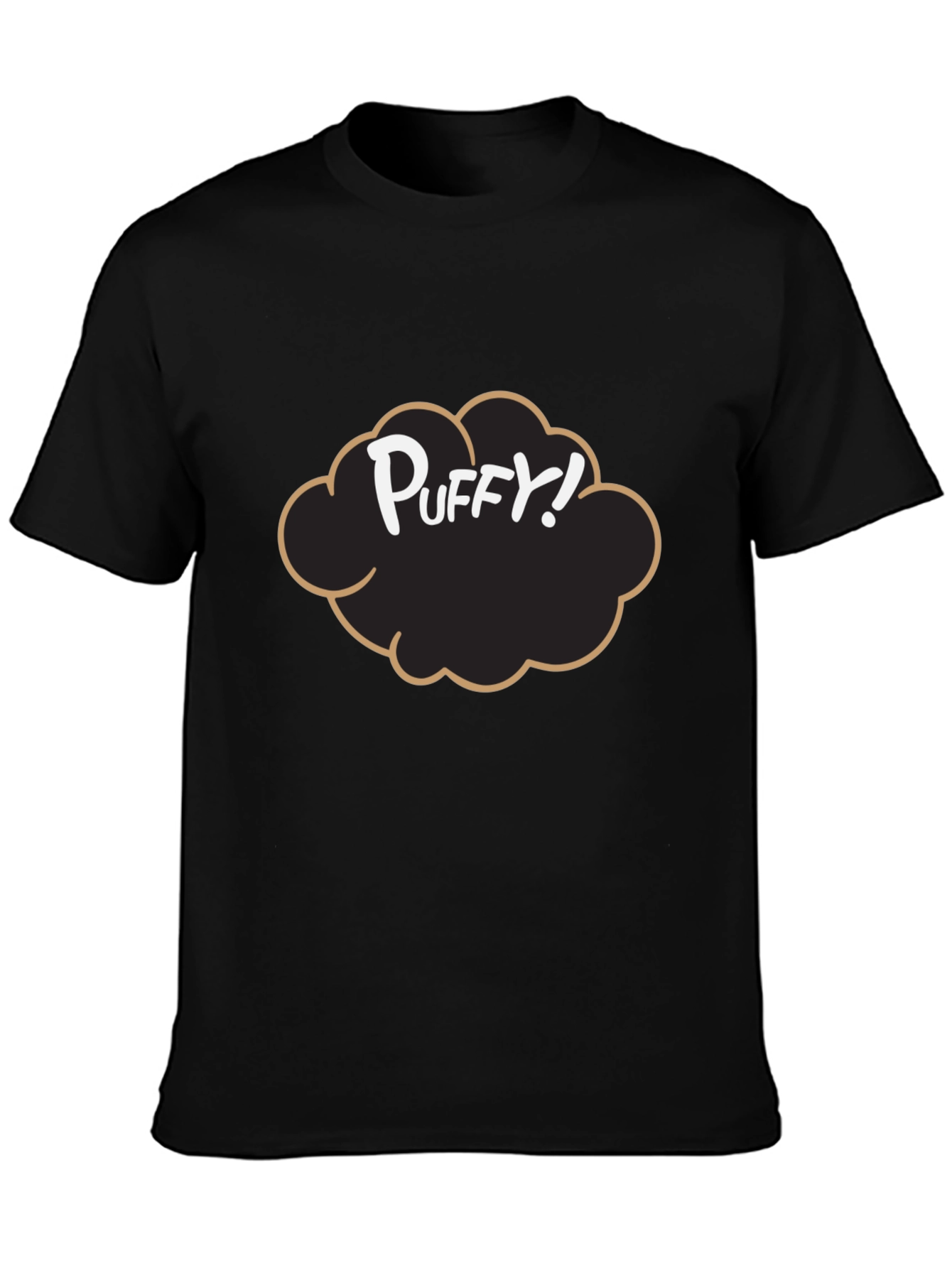Puffy! Graphic Tee - Black Cotton Blend
