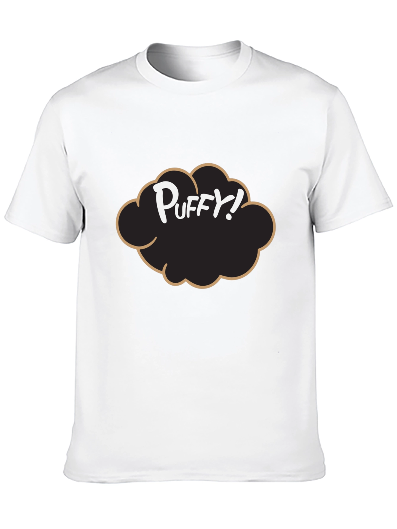 Puffy! Graphic Tee - Black Cotton Blend