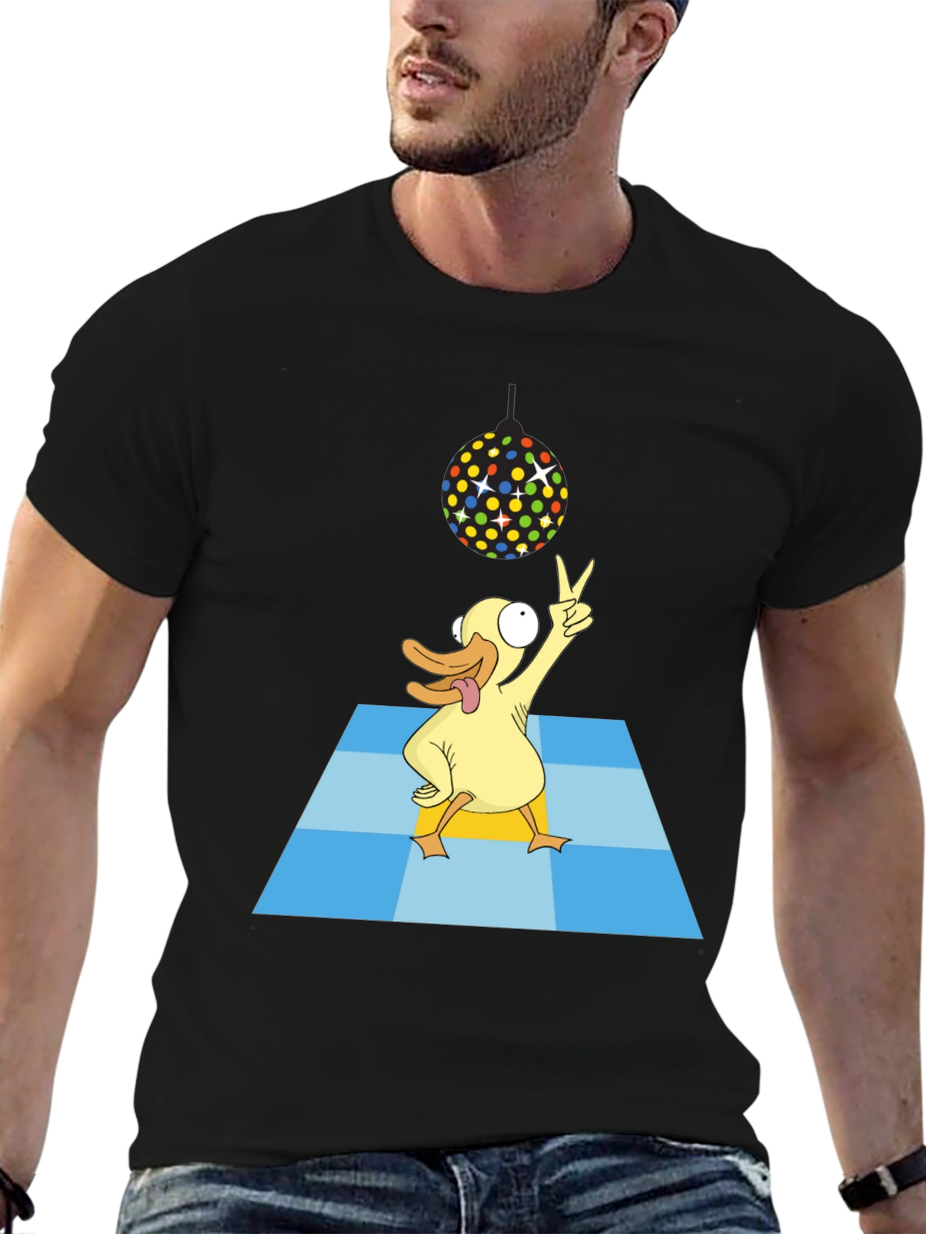 Funky Duck Disco T-Shirt - Party Time!