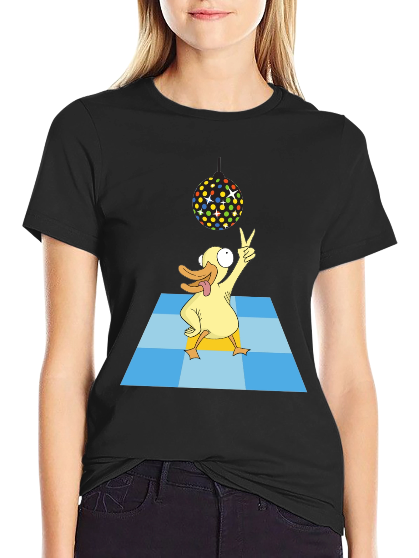 Funky Duck Disco T-Shirt - Party Time!