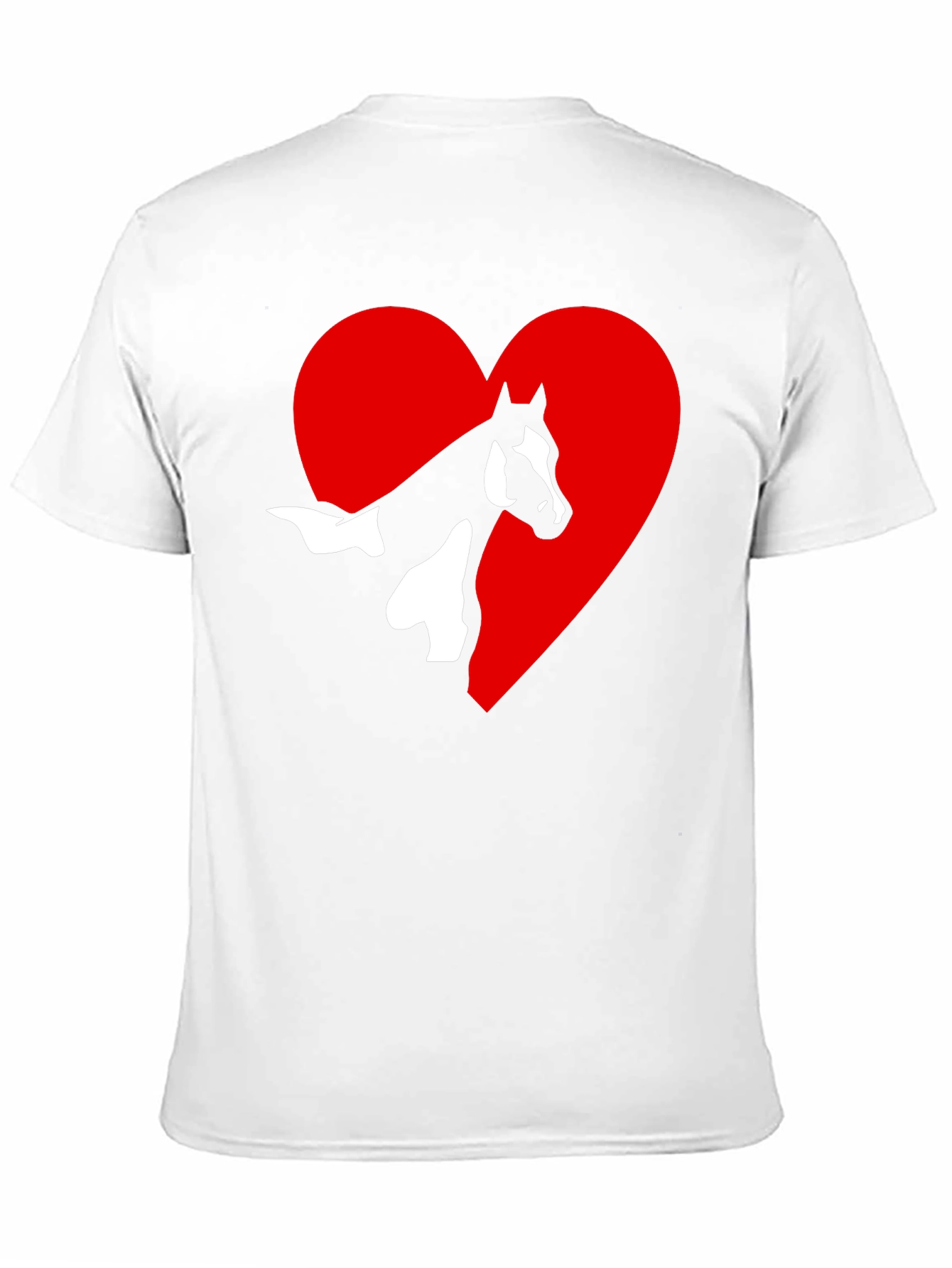 Horse Lovers T-Shirt: Heart Horse Graphic Tee