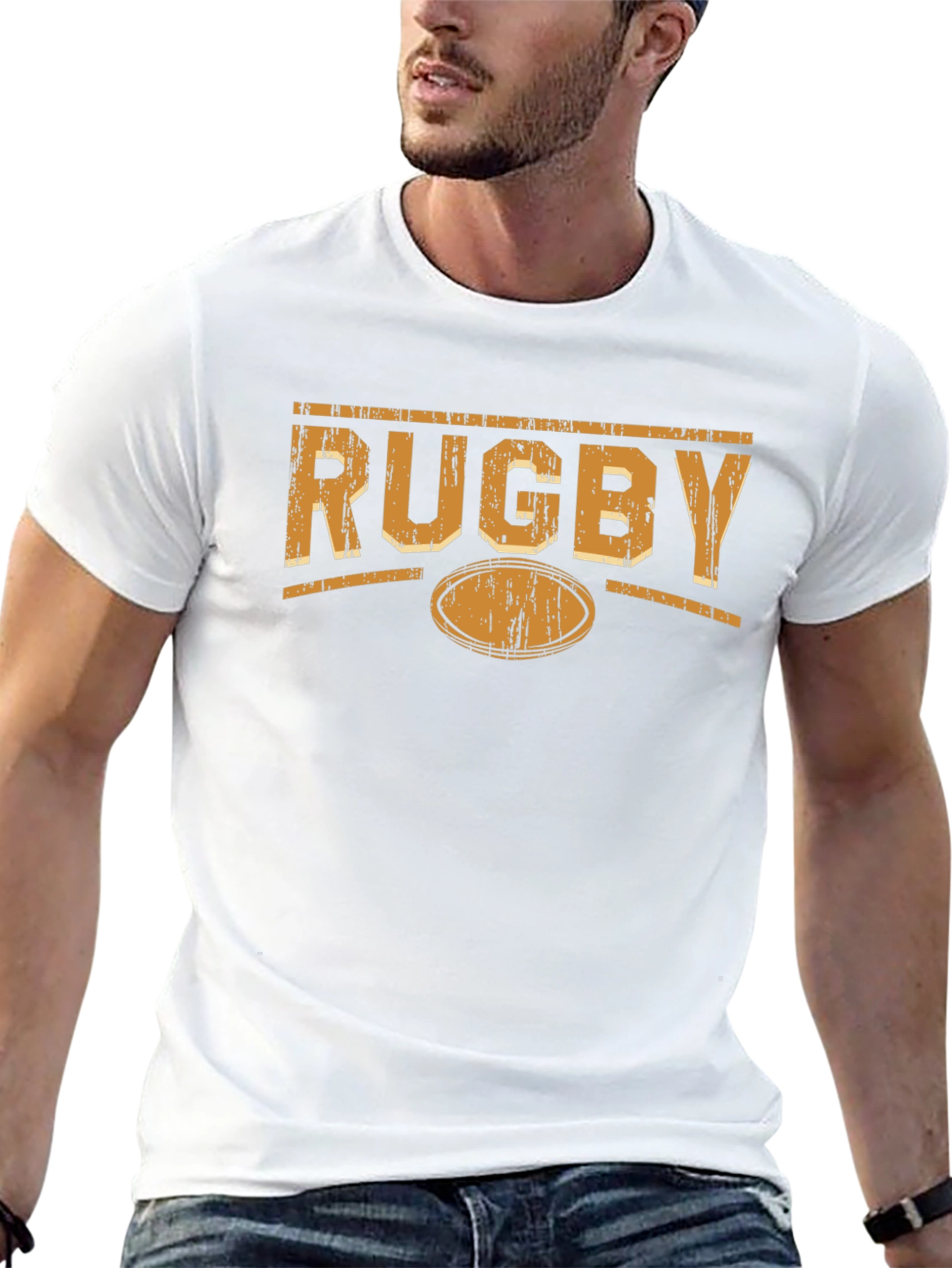 Rugby Graphic Black T-Shirt