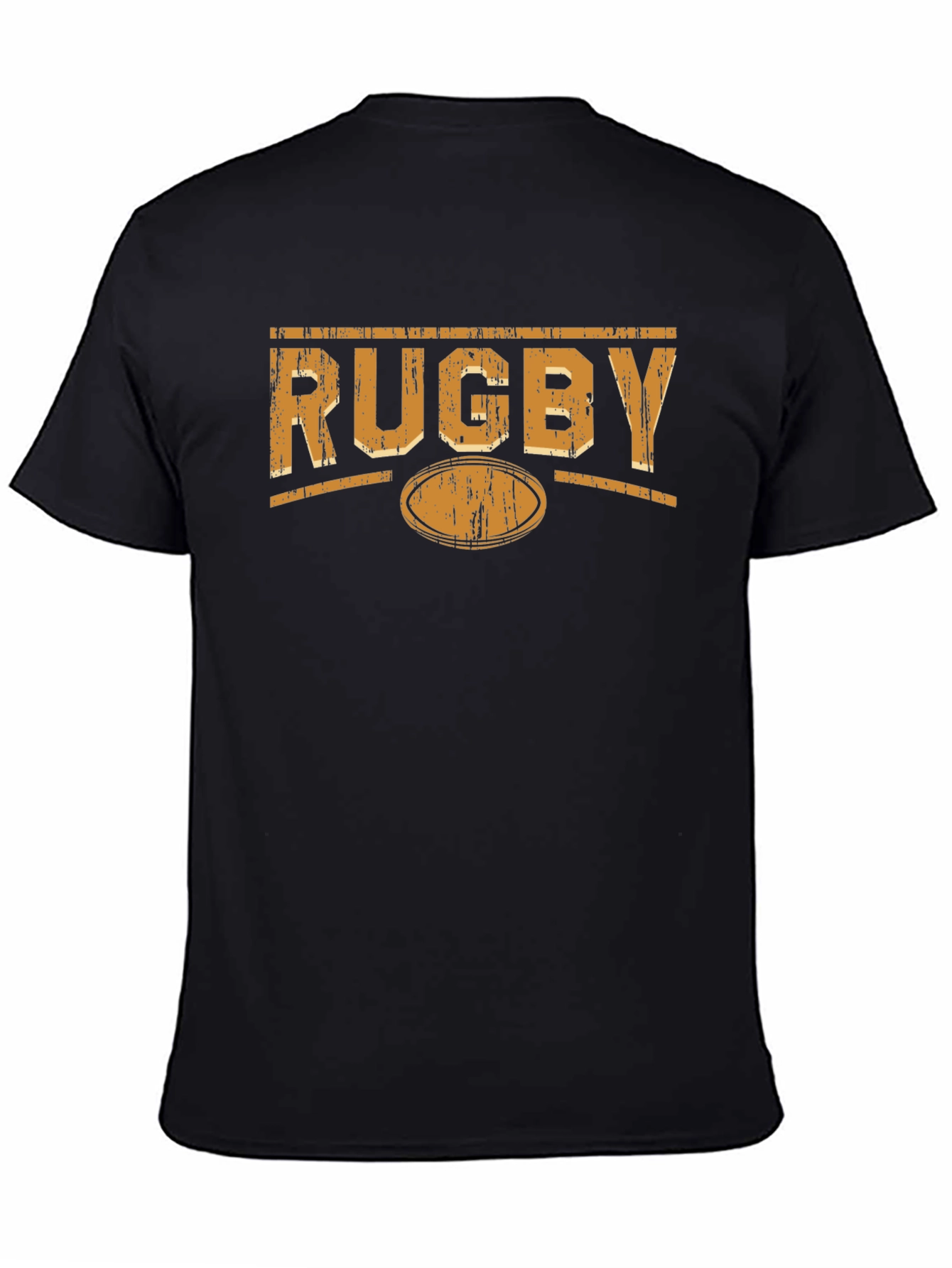 Rugby Graphic Black T-Shirt