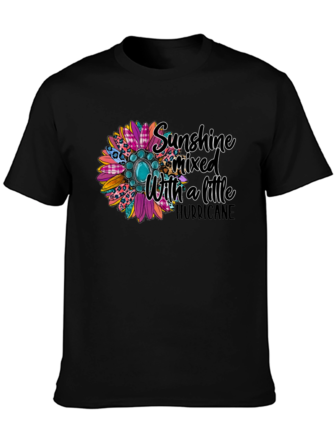 Sunshine Mixed With a Little Hurricane Graphic Tee