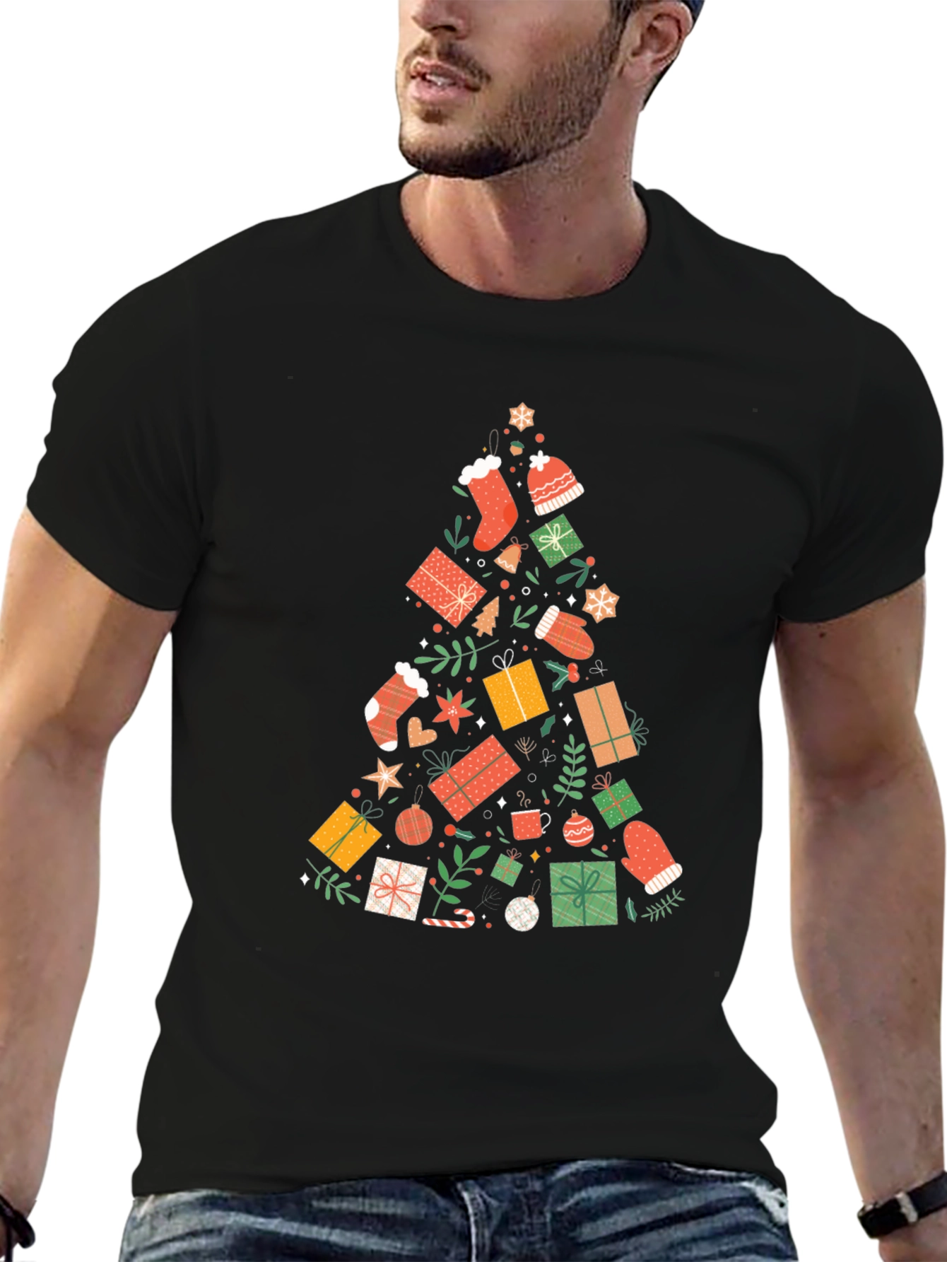 Festive Christmas Tree T-Shirt