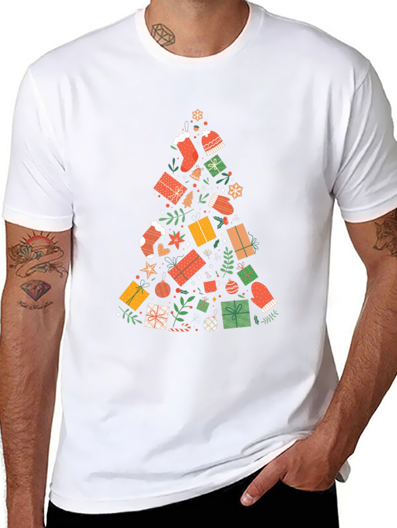 Festive Christmas Tree T-Shirt