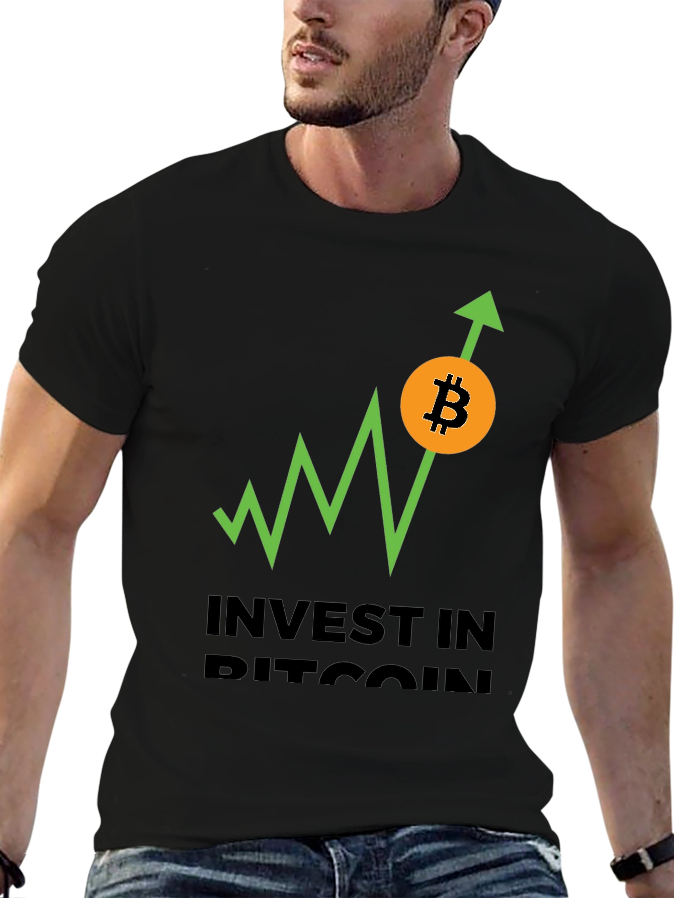 Invest in Bitcoin Crypto T-Shirt