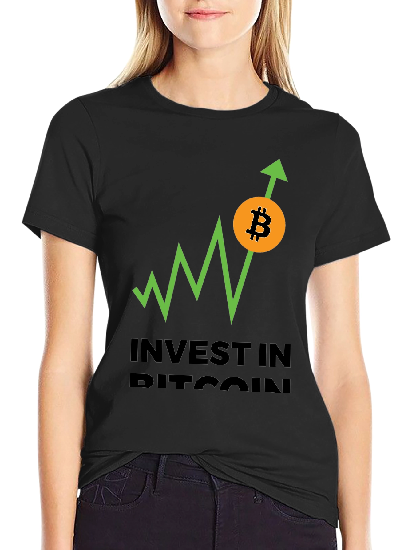 Invest in Bitcoin Crypto T-Shirt