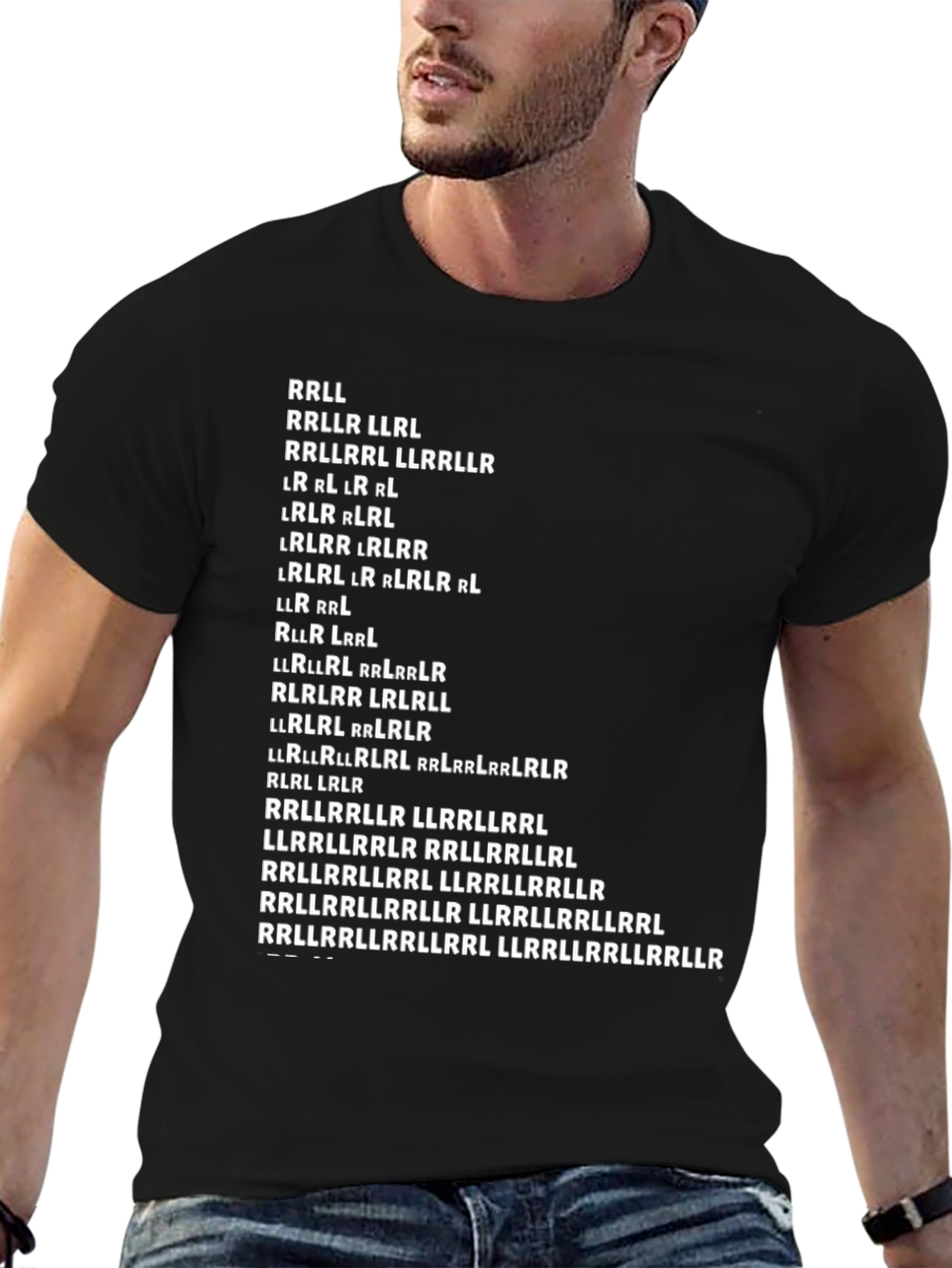 Drum Rudiment Tee: RLL Pattern Shirt