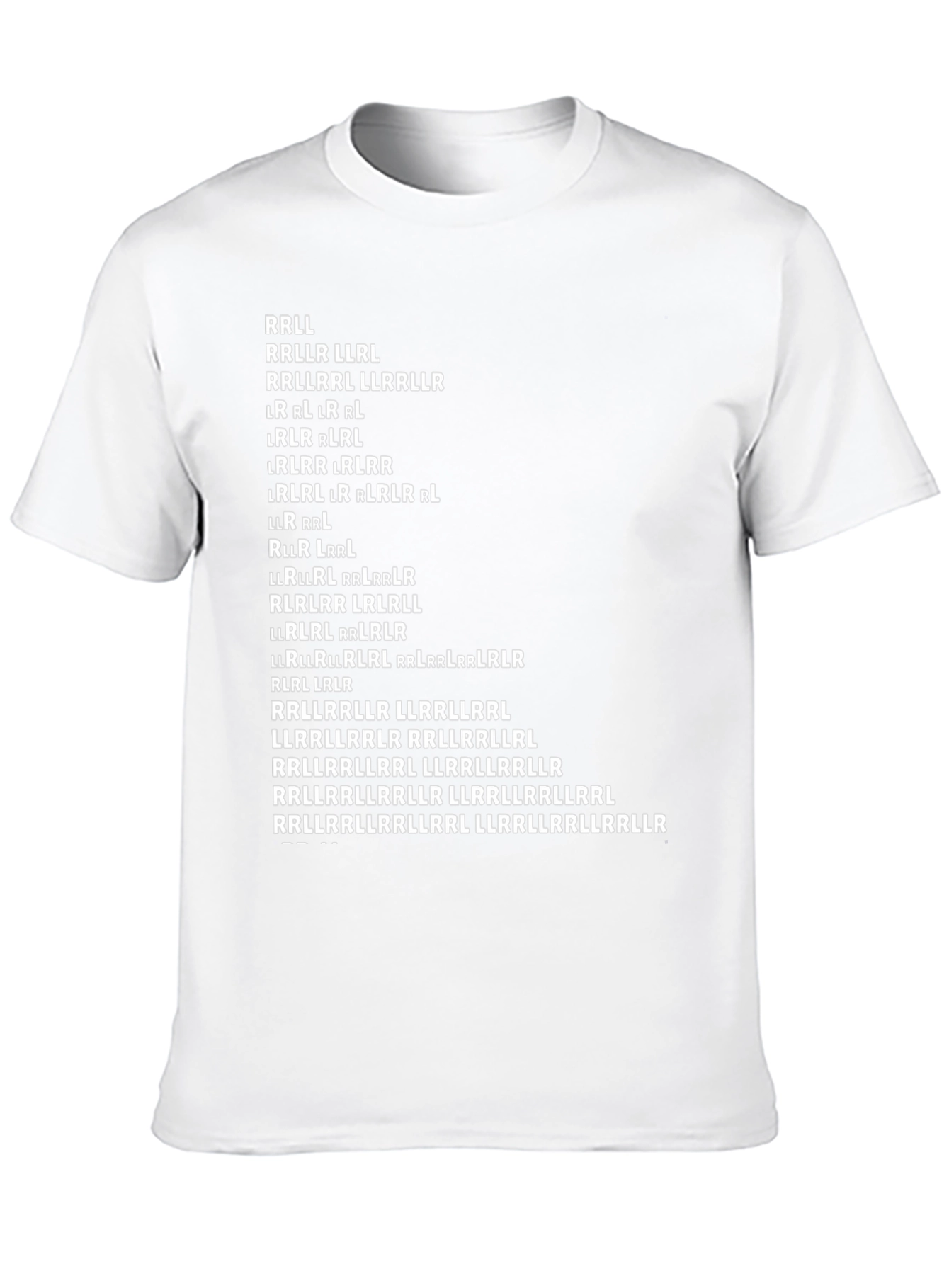 Drum Rudiment Tee: RLL Pattern Shirt