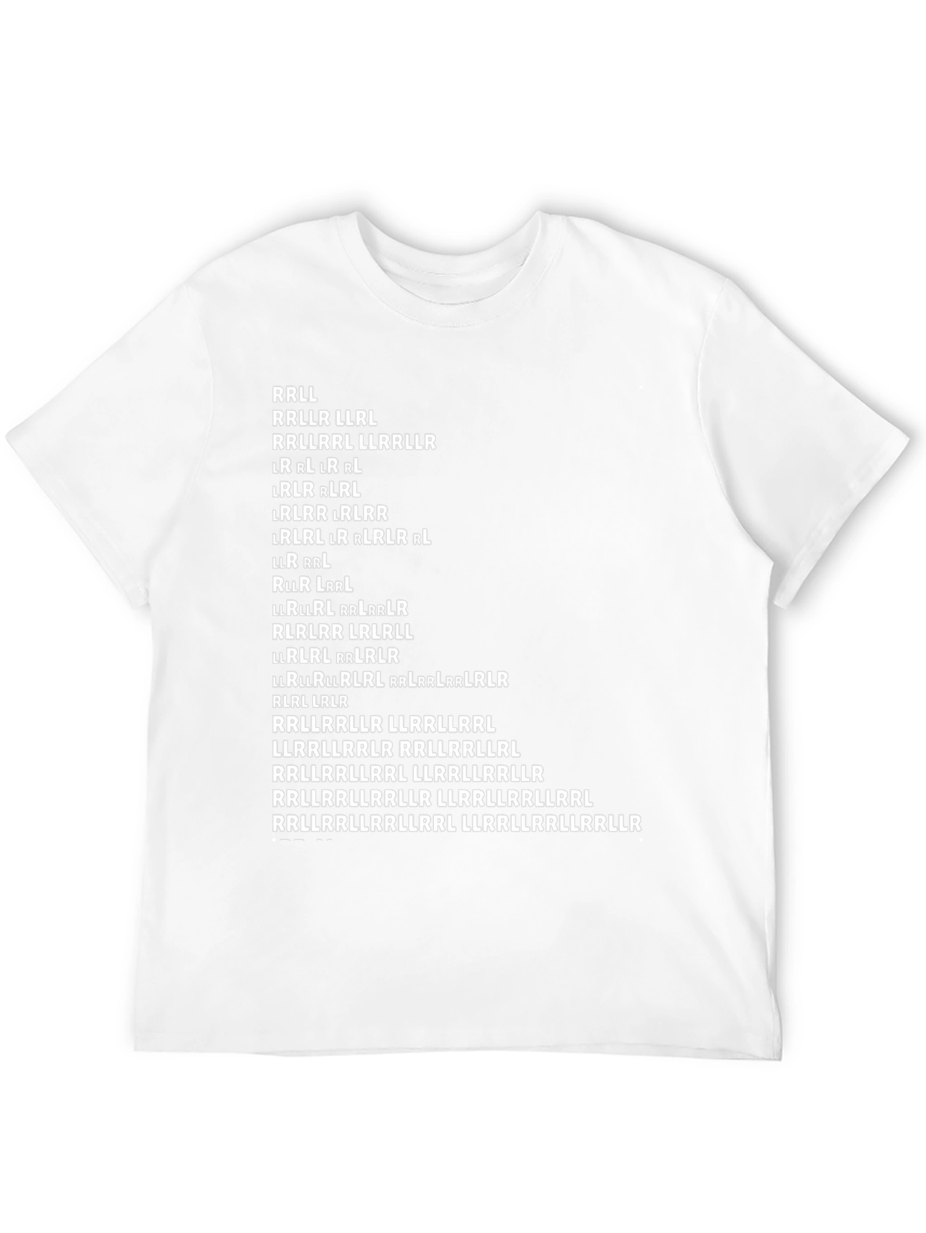 Drum Rudiment Tee: RLL Pattern Shirt