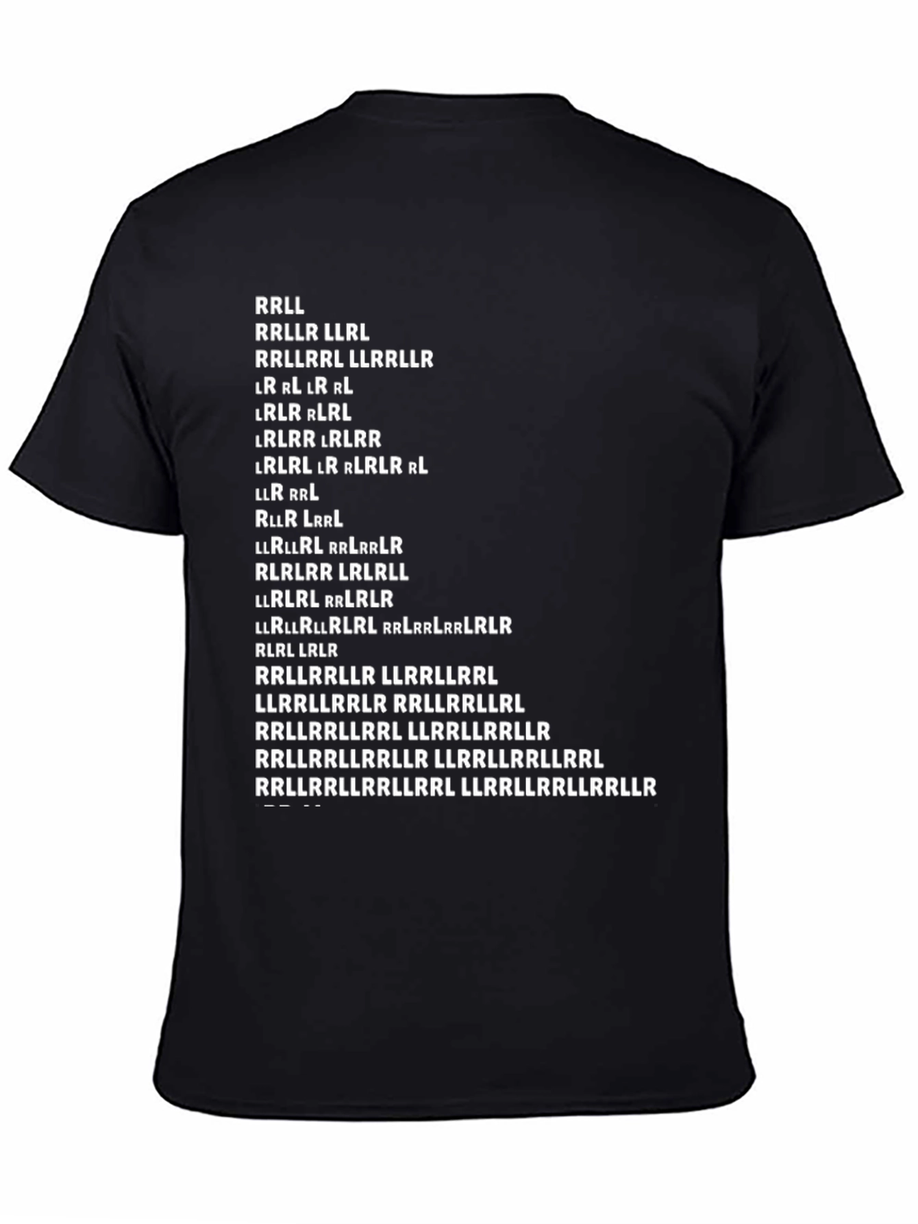 Drum Rudiment Tee: RLL Pattern Shirt