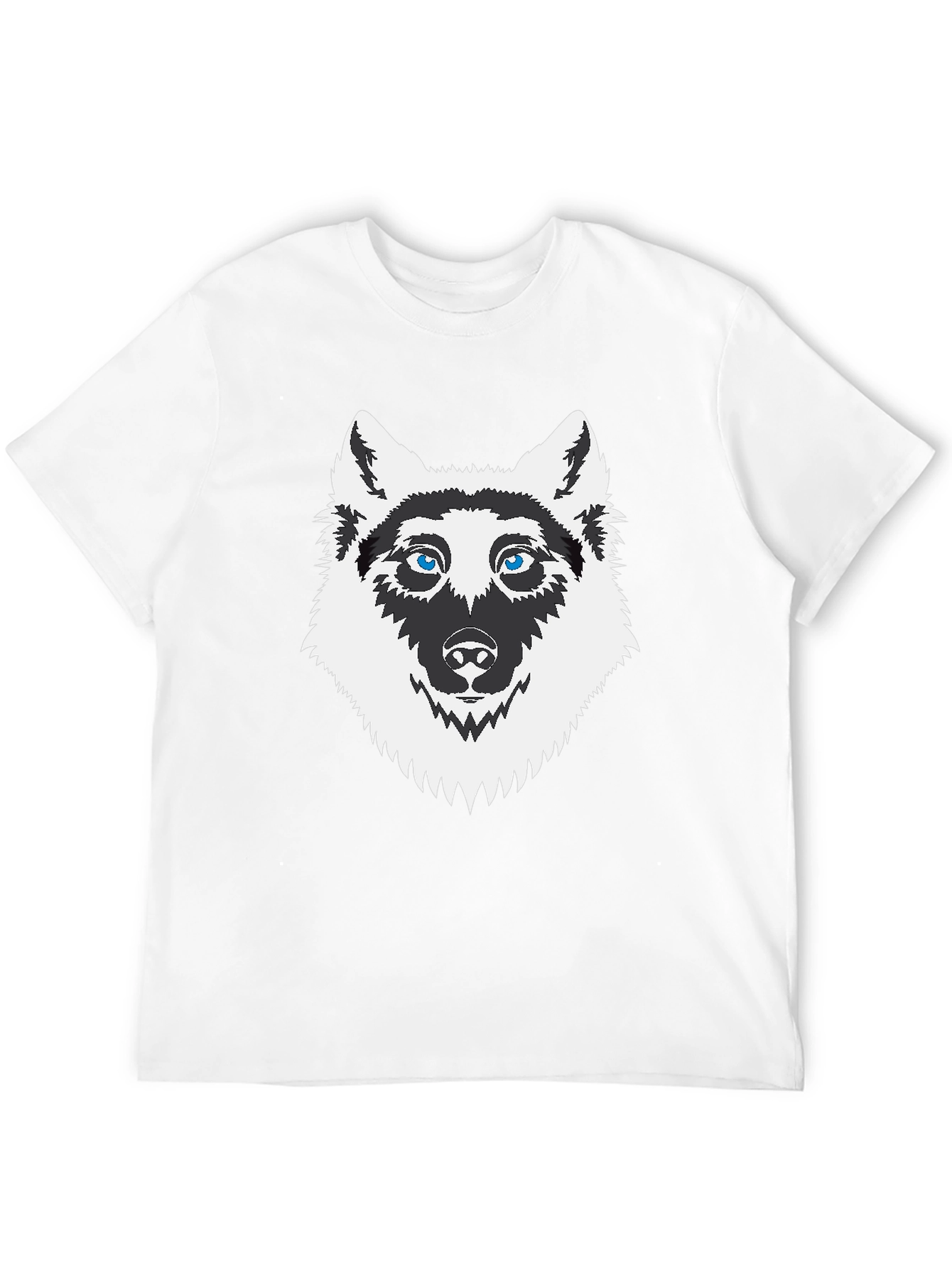 Mens Black Husky Graphic T-Shirt