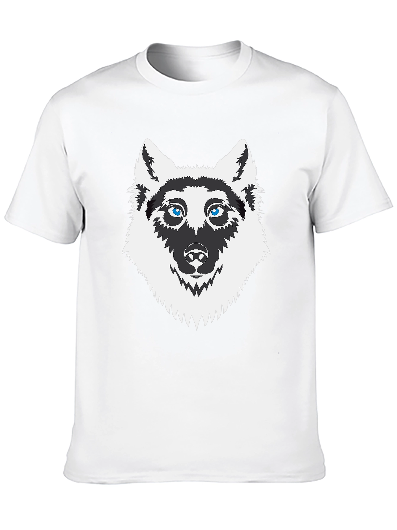 Mens Black Husky Graphic T-Shirt