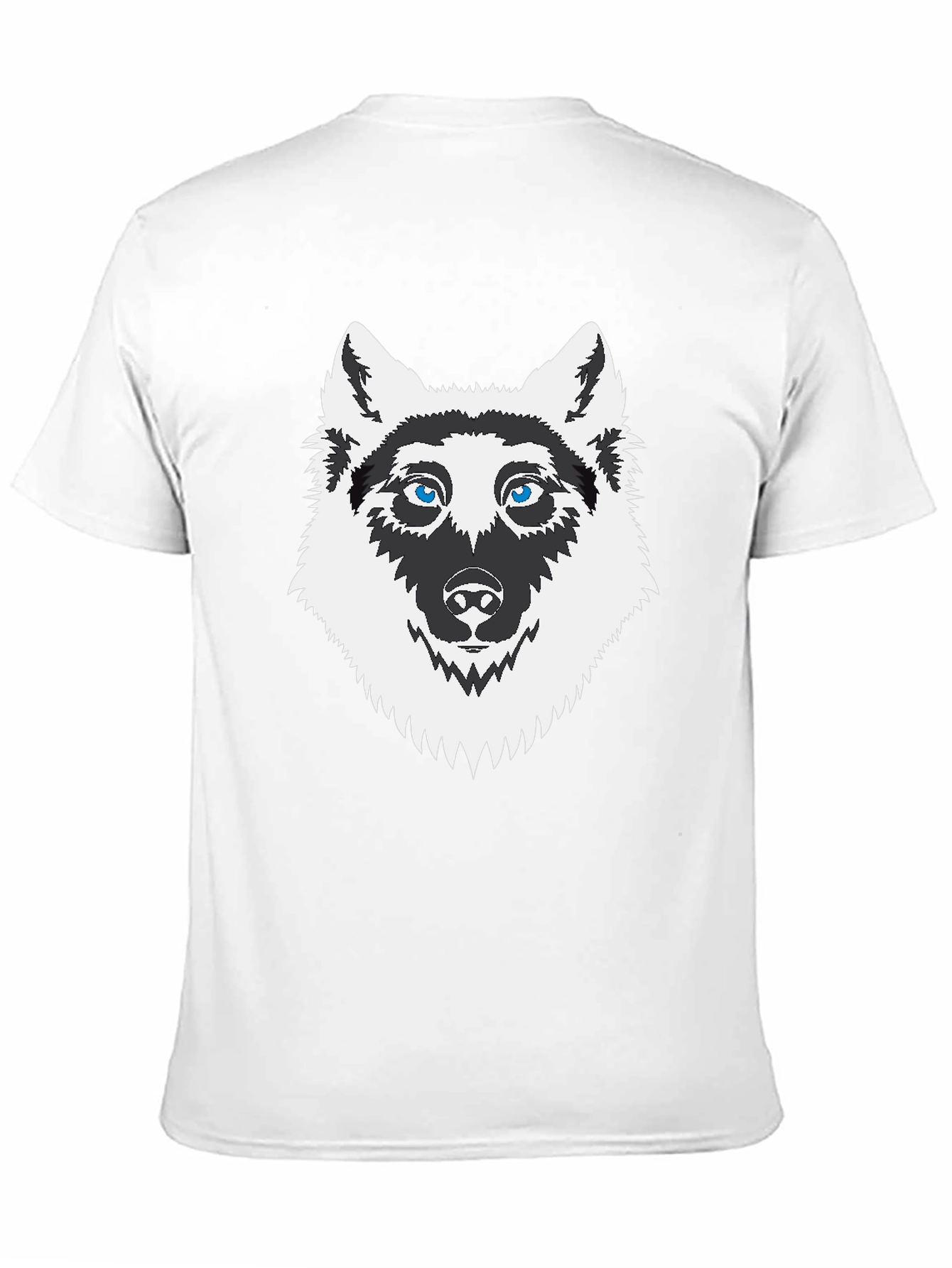 Mens Black Husky Graphic T-Shirt