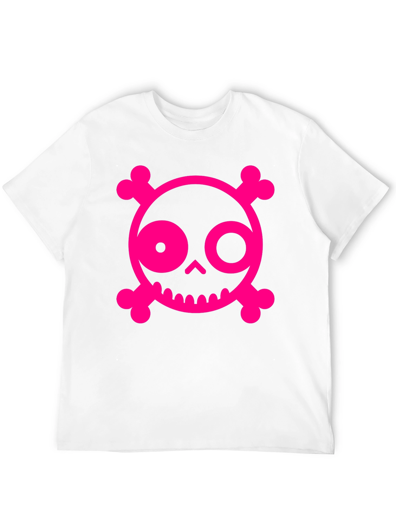 Edgy Skull & Crossbones Graphic T-Shirt