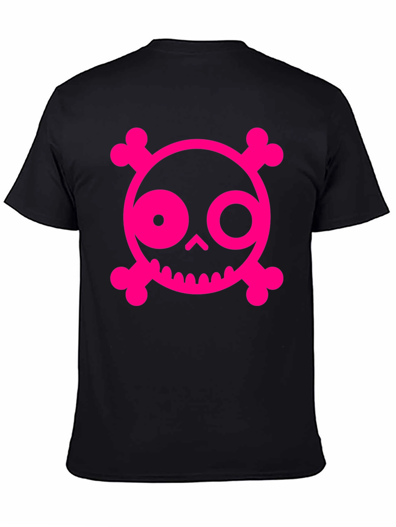 Edgy Skull & Crossbones Graphic T-Shirt