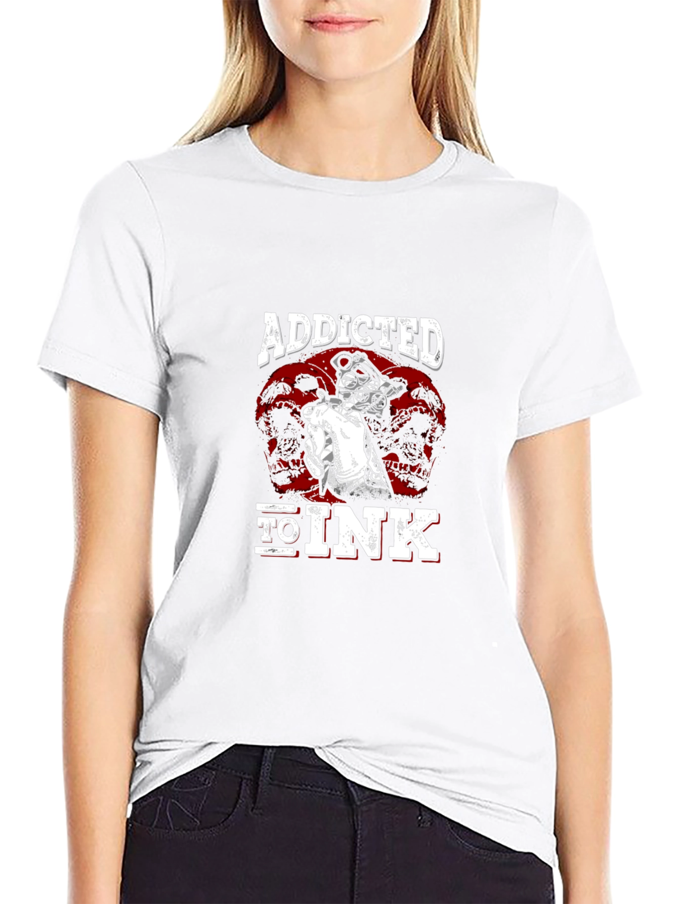 Addicted to Ink Tattoo T-Shirt