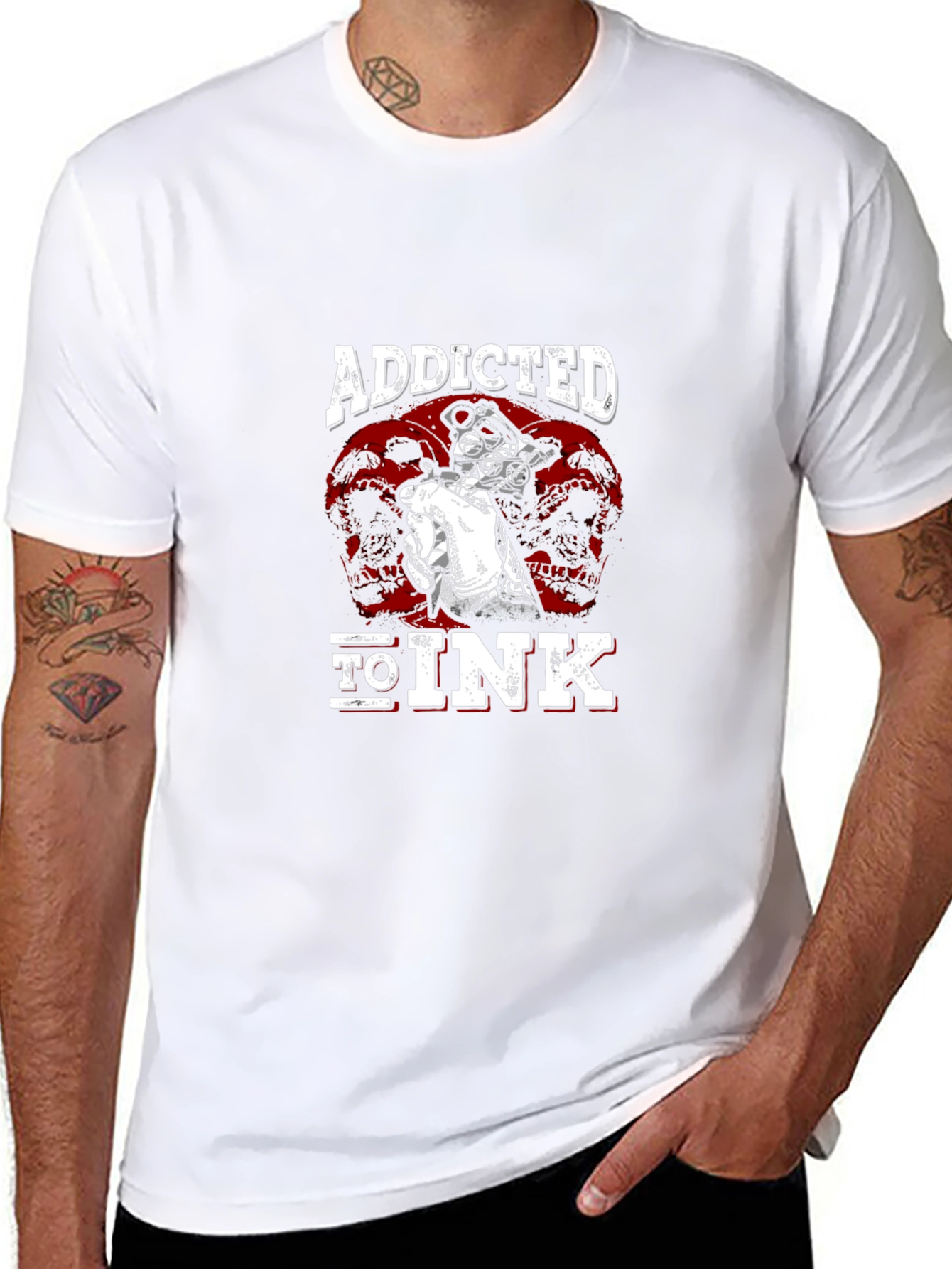 Addicted to Ink Tattoo T-Shirt