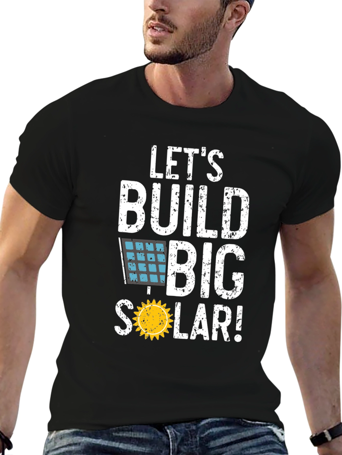 Lets Build Big Solar Graphic T-Shirt