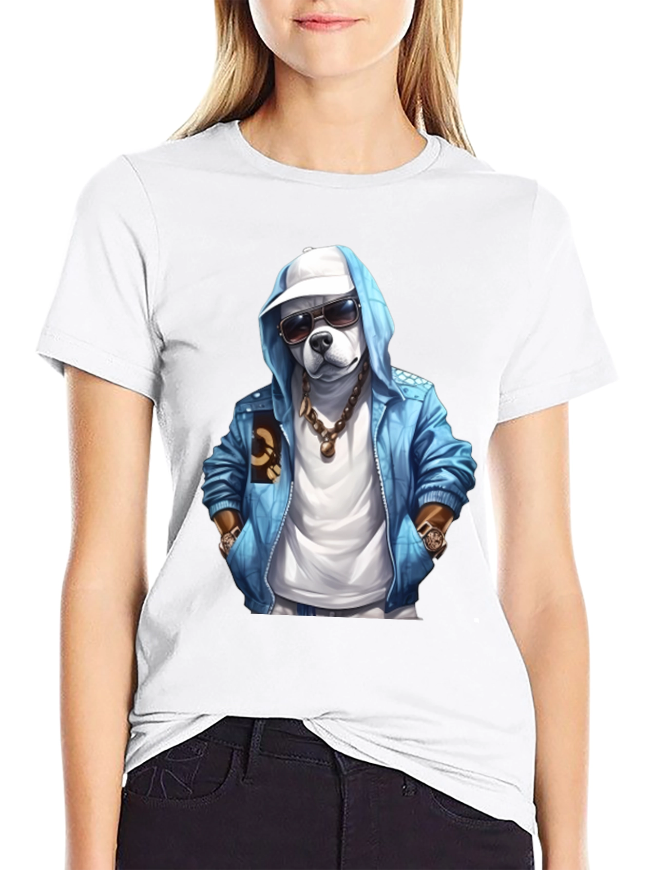 Cool Dog T-Shirt: Stylish Canine Design