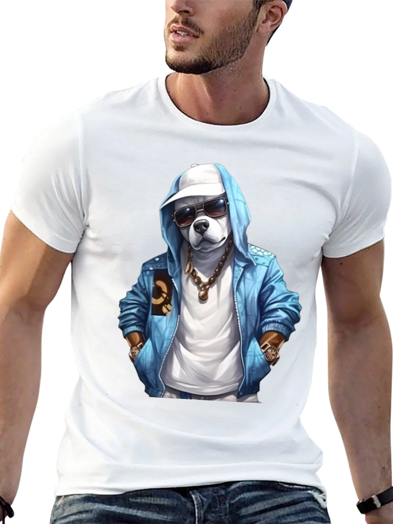 Cool Dog T-Shirt: Stylish Canine Design