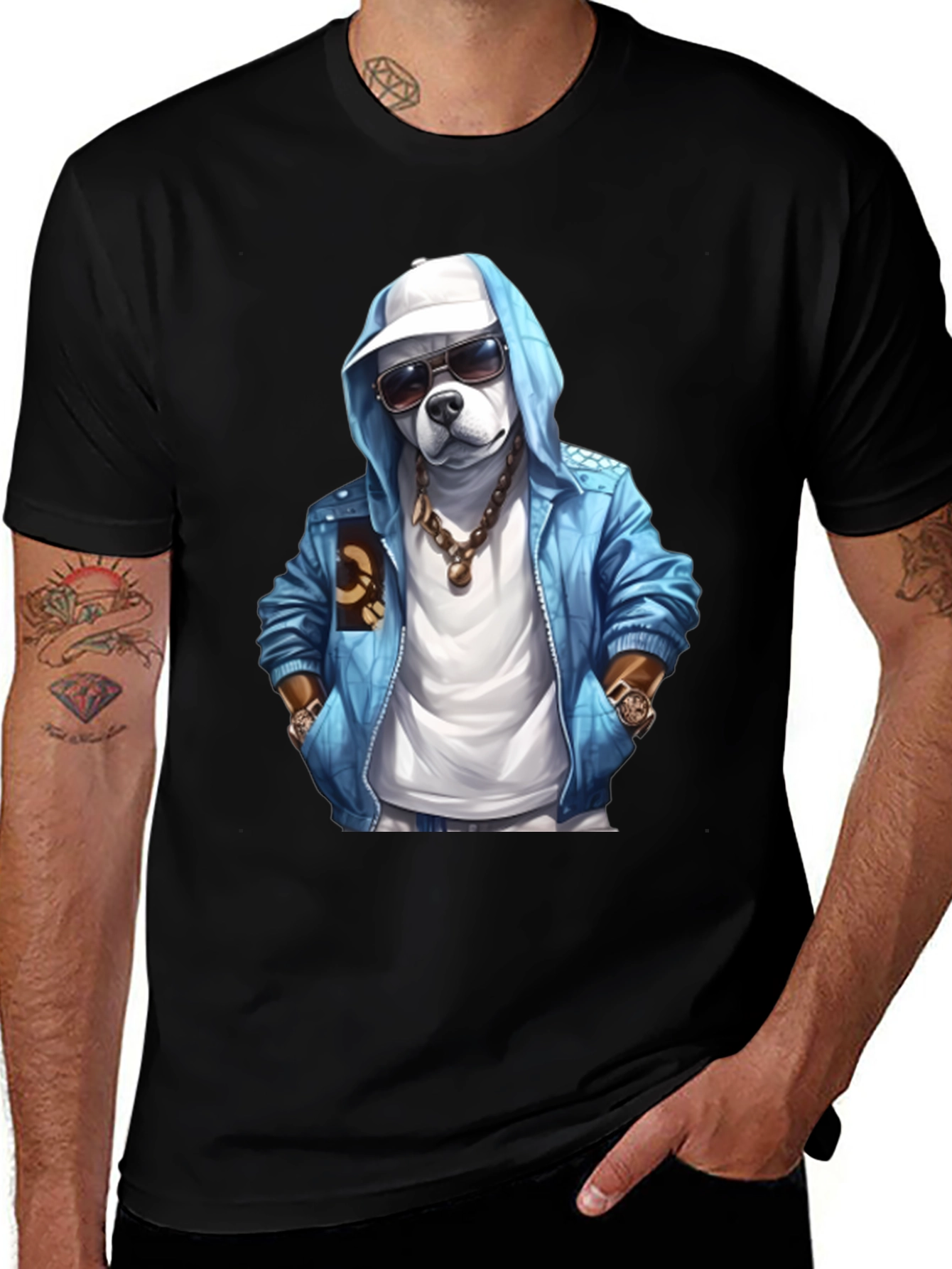 Cool Dog T-Shirt: Stylish Canine Design