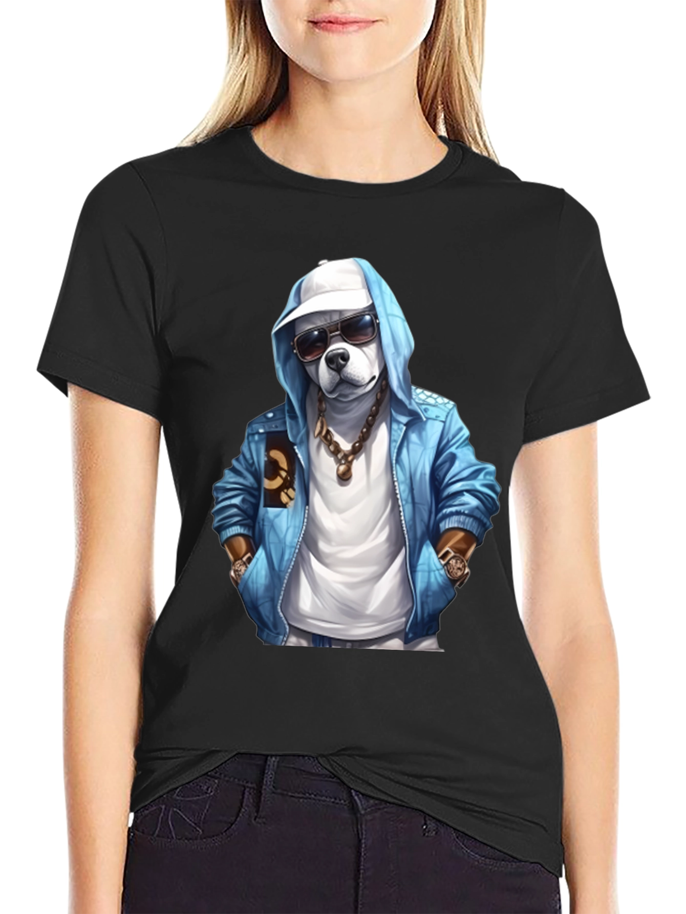 Cool Dog T-Shirt: Stylish Canine Design