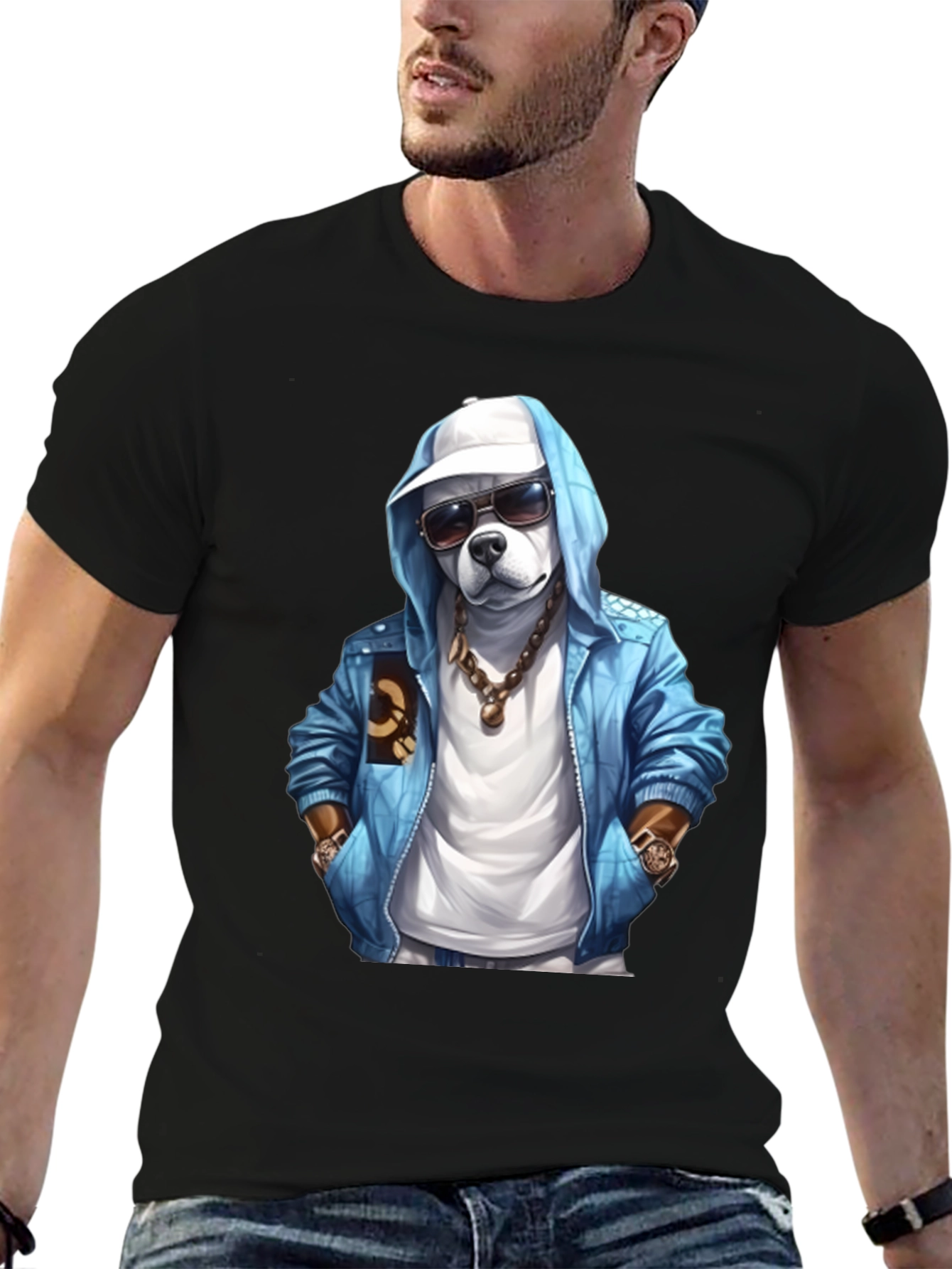 Cool Dog T-Shirt: Stylish Canine Design