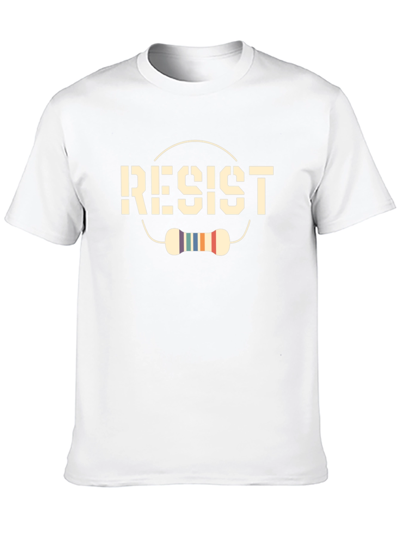 Resist Resistor T-Shirt - Geeky Circuitry Design