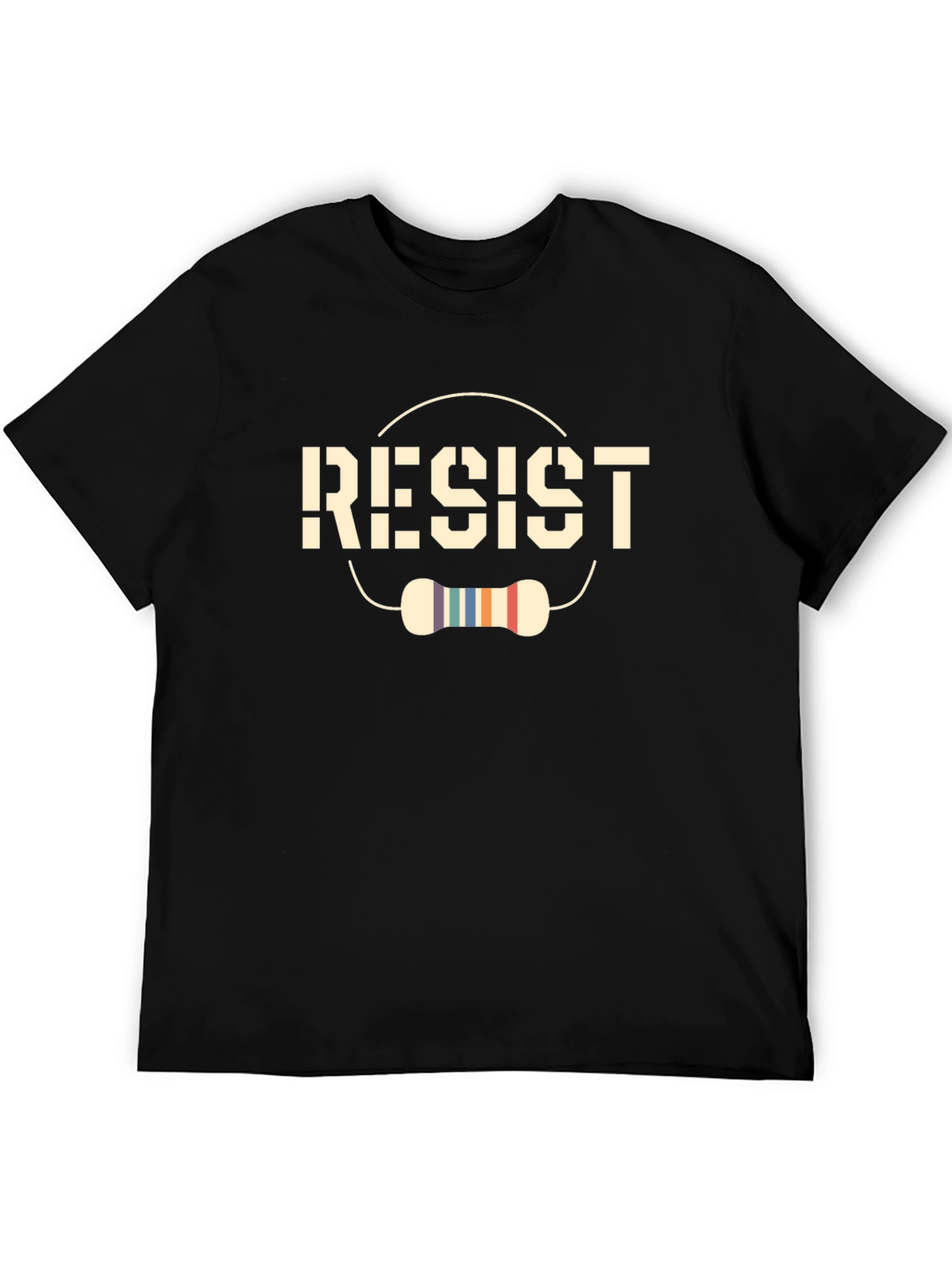 Resist Resistor T-Shirt - Geeky Circuitry Design