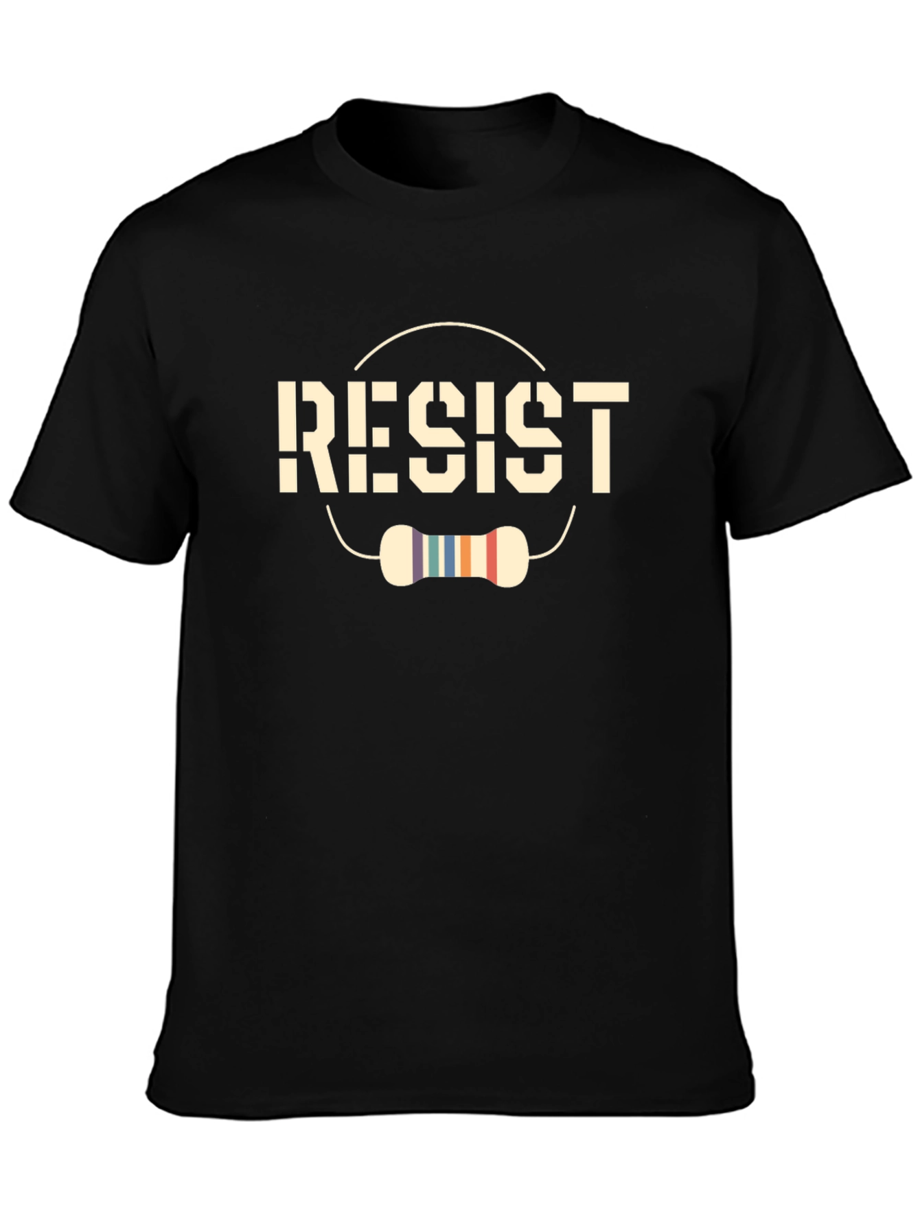 Resist Resistor T-Shirt - Geeky Circuitry Design