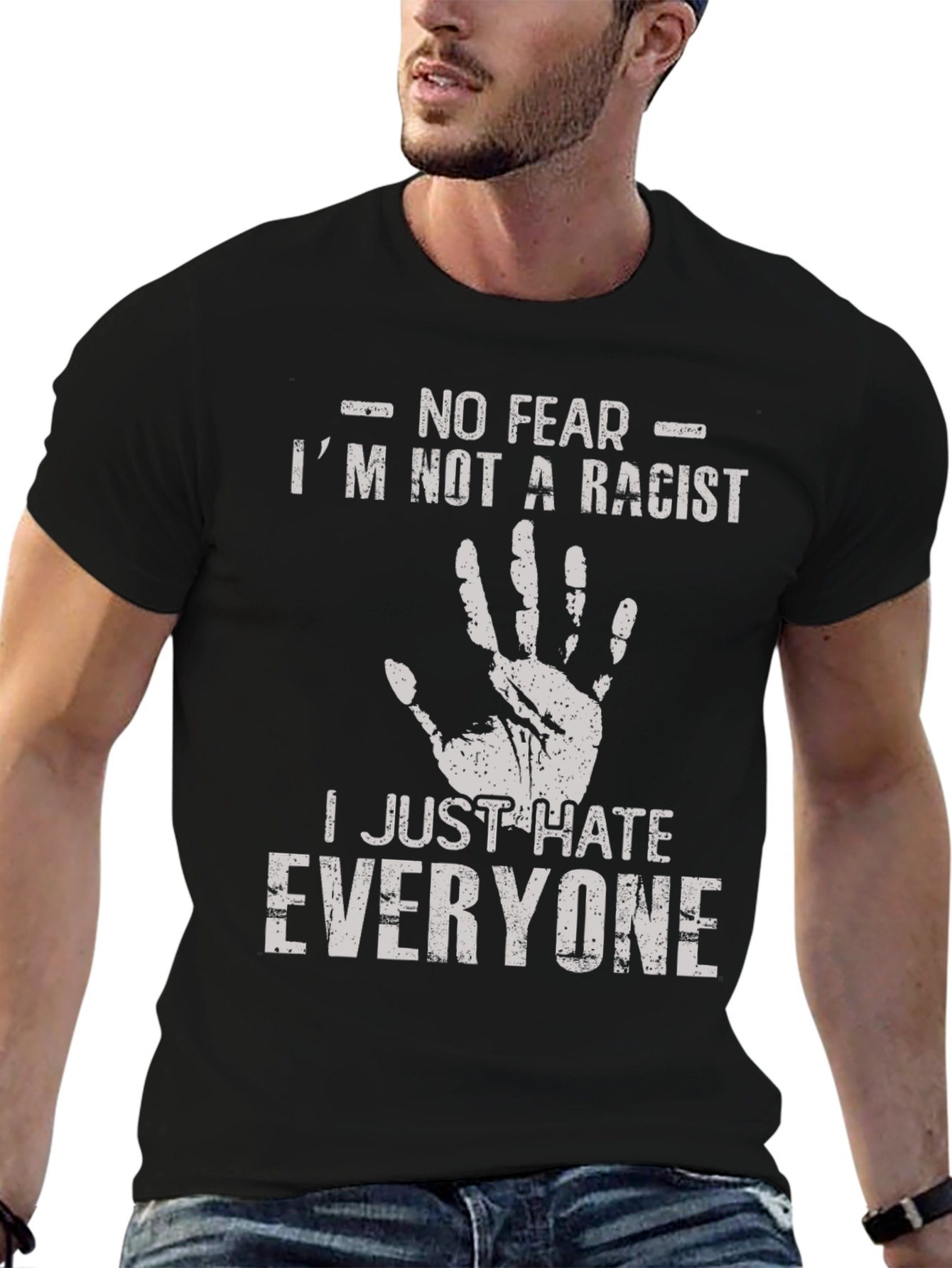 Humorous T-Shirt: I Hate Everyone Tee