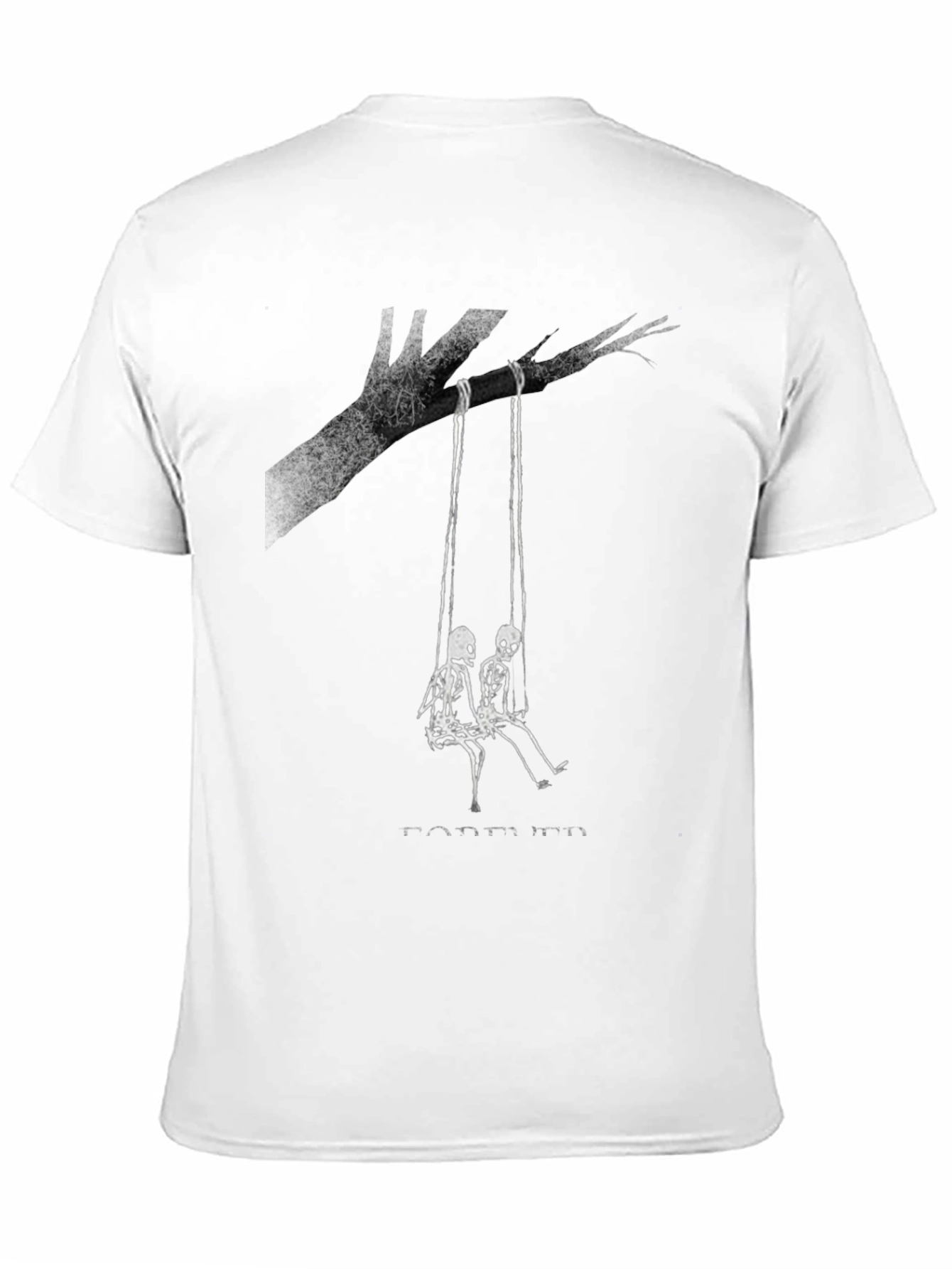 Forever Together Skeleton Swing Graphic T-Shirt
