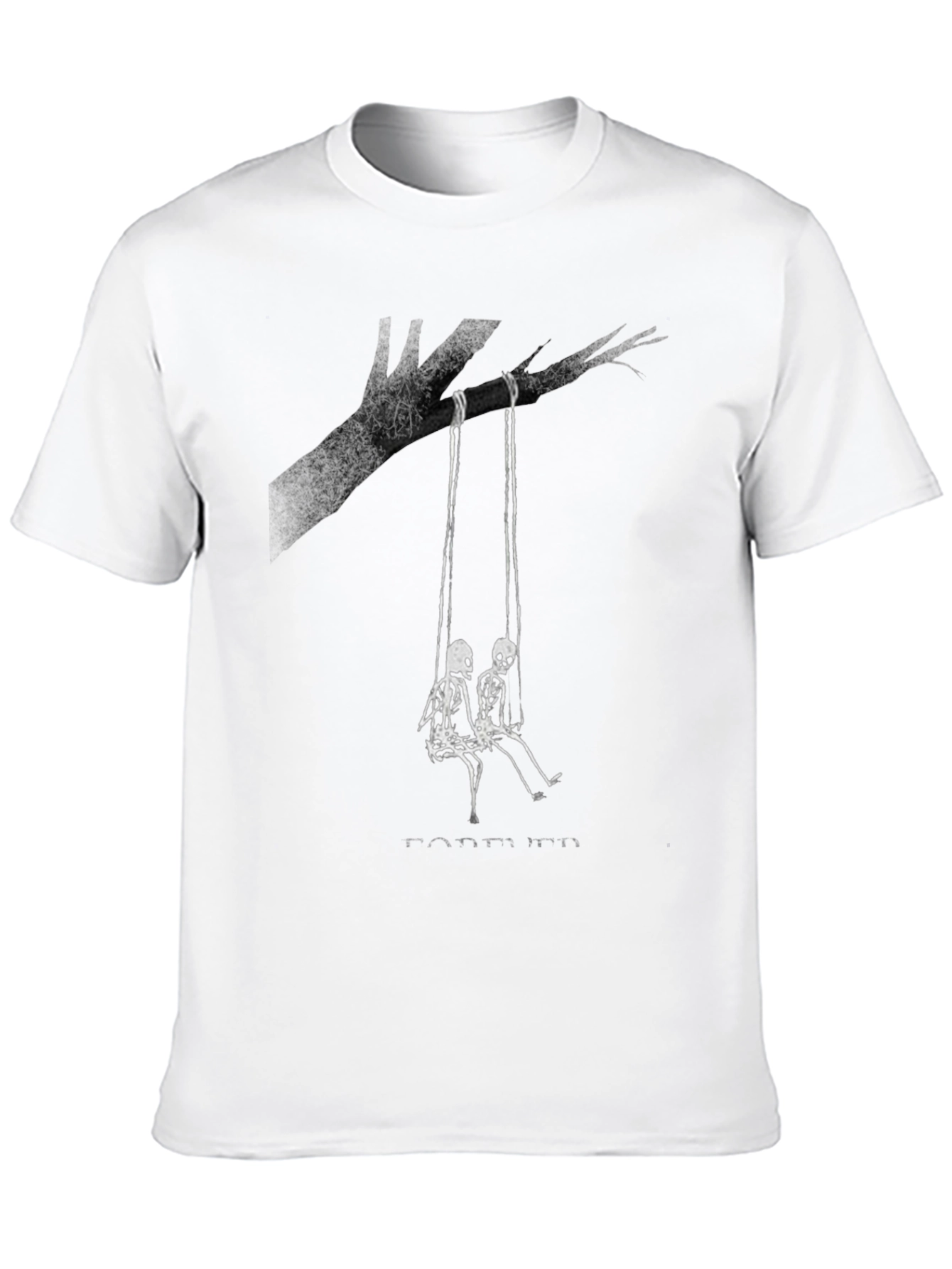 Forever Together Skeleton Swing Graphic T-Shirt