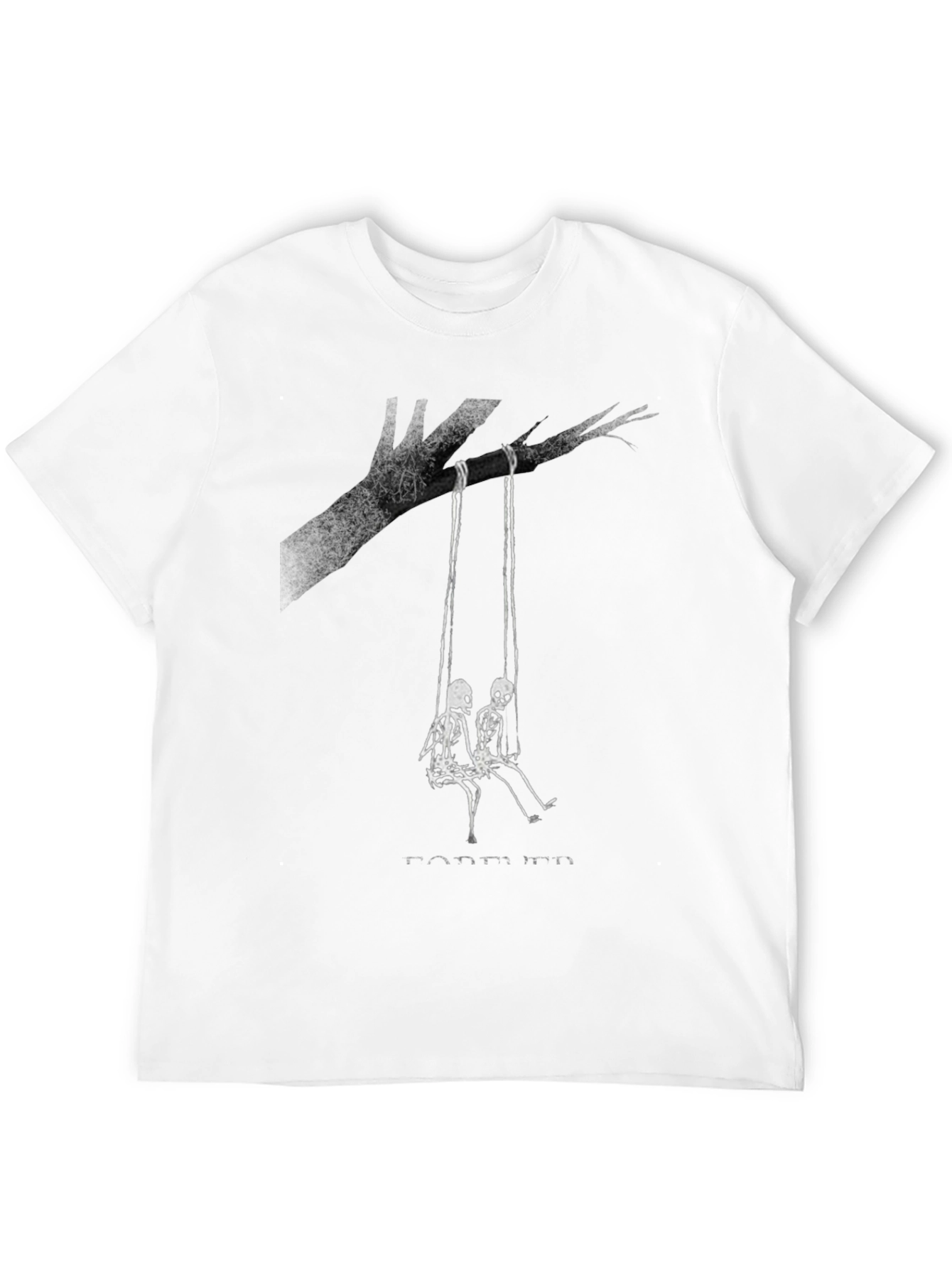 Forever Together Skeleton Swing Graphic T-Shirt