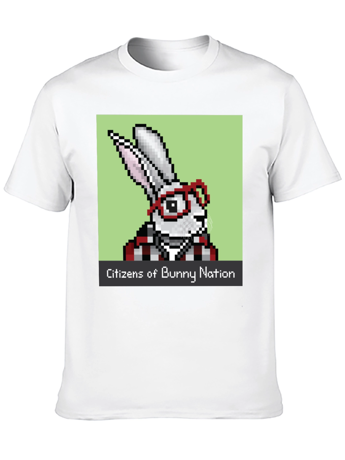 Citizens of Bunny Nation Pixel Art T-Shirt