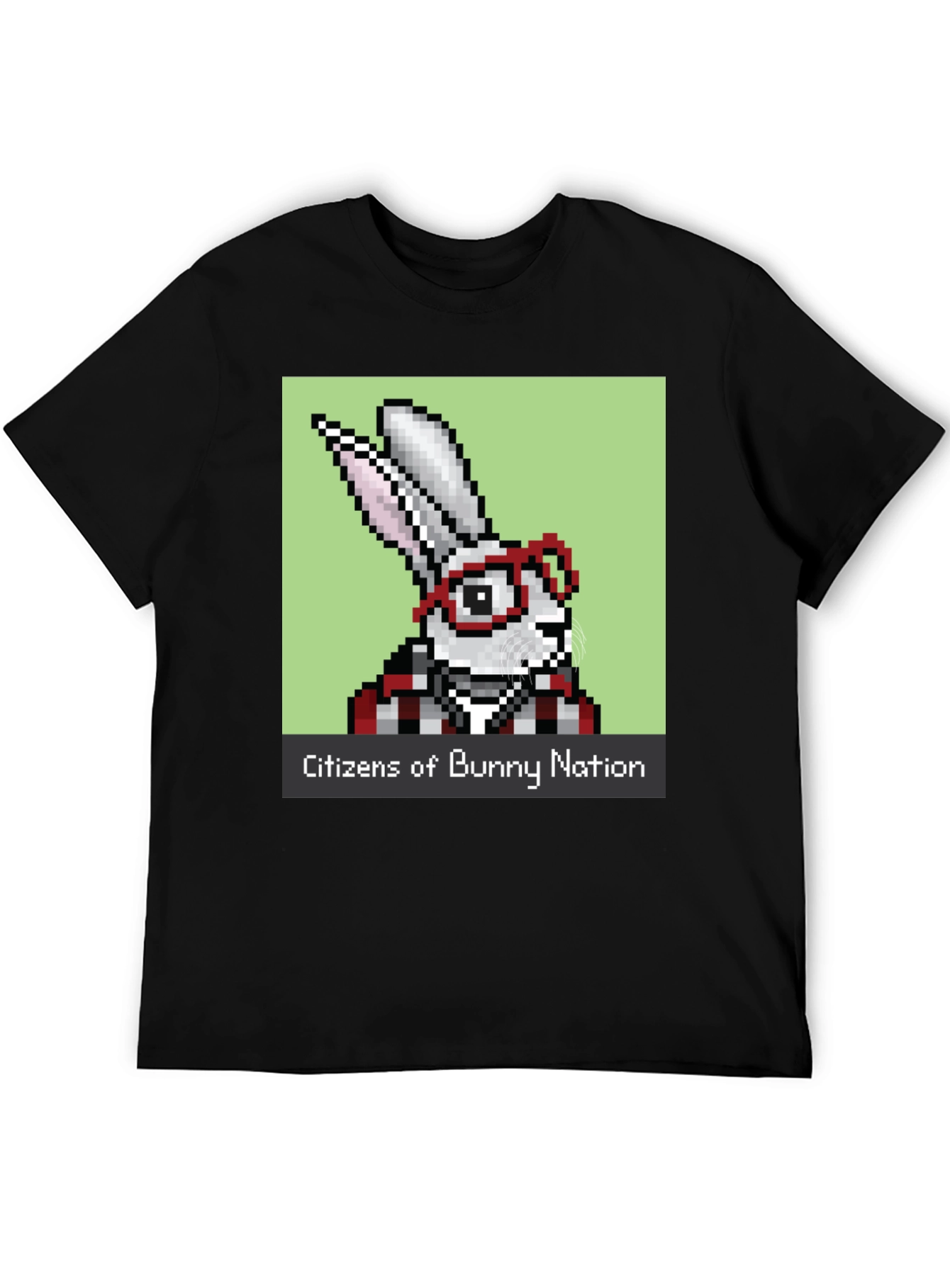Citizens of Bunny Nation Pixel Art T-Shirt
