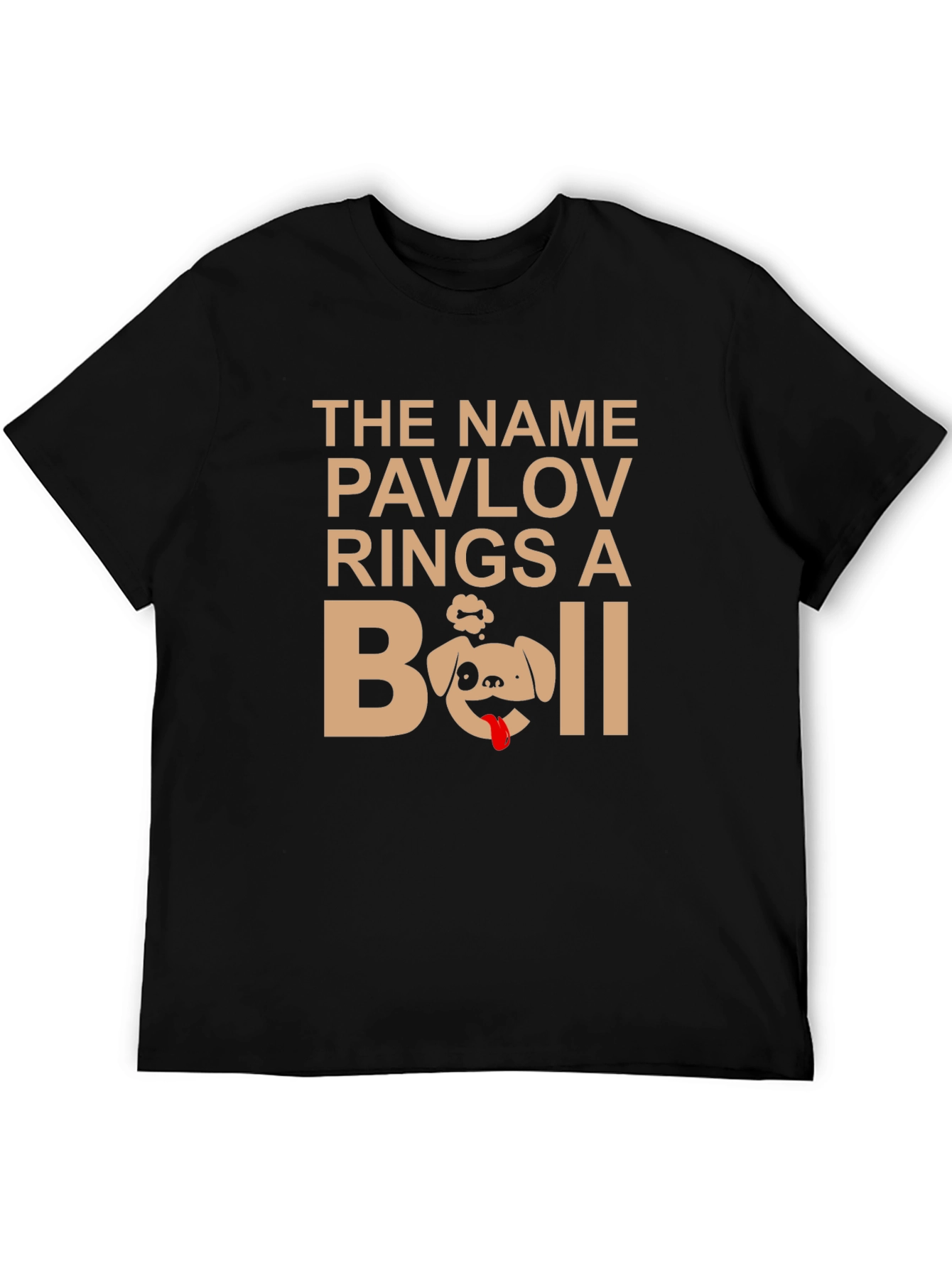 Pavlov Rings a Bell Funny Dog T-Shirt