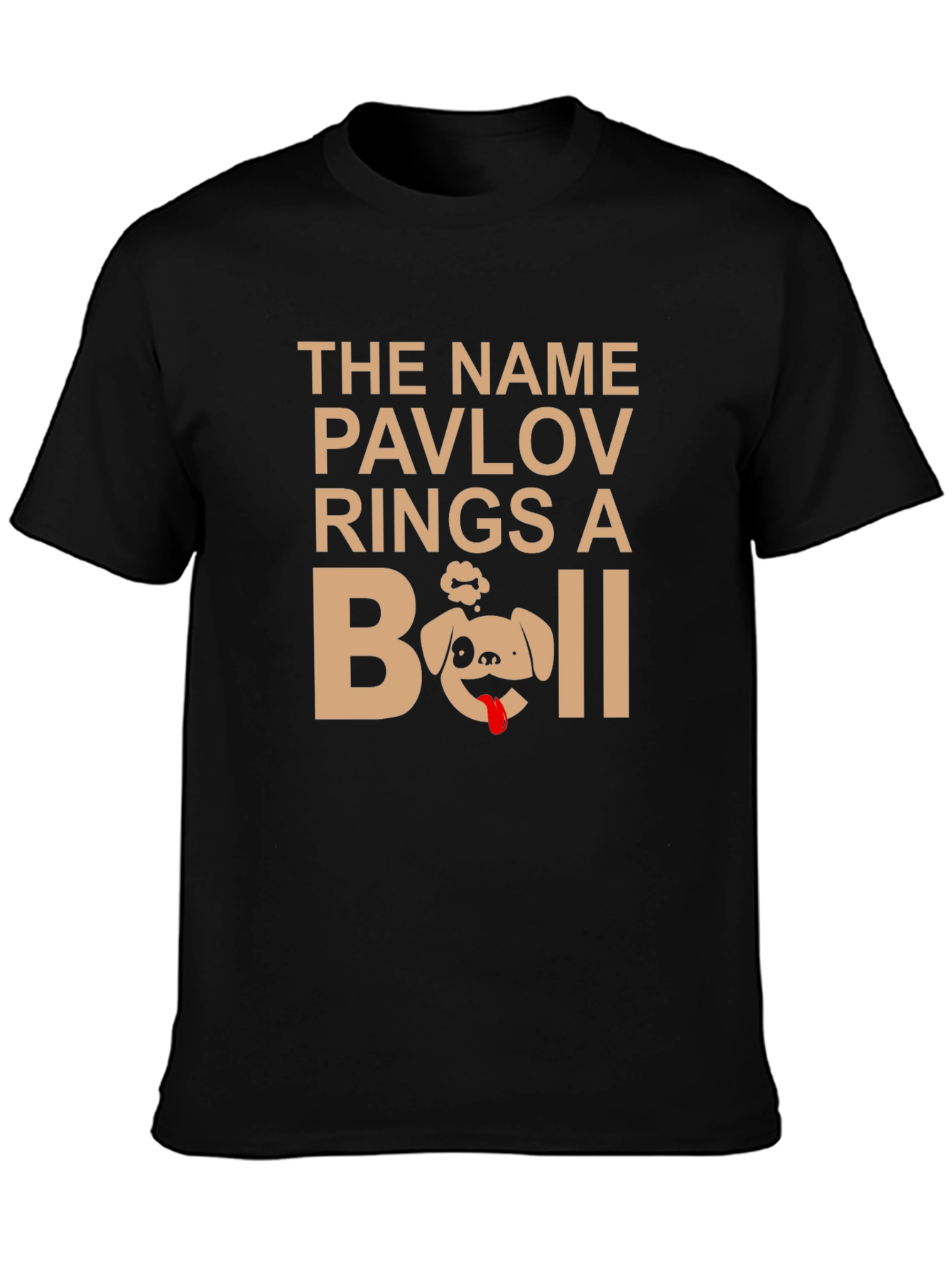 Pavlov Rings a Bell Funny Dog T-Shirt