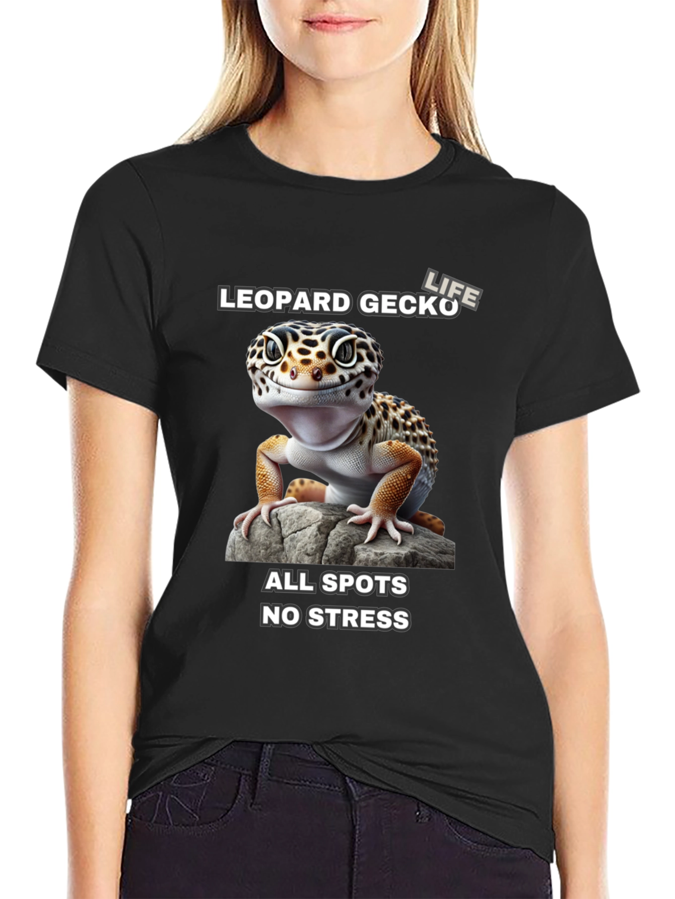 Leopard Gecko Life T-Shirt - All Spots No Stress
