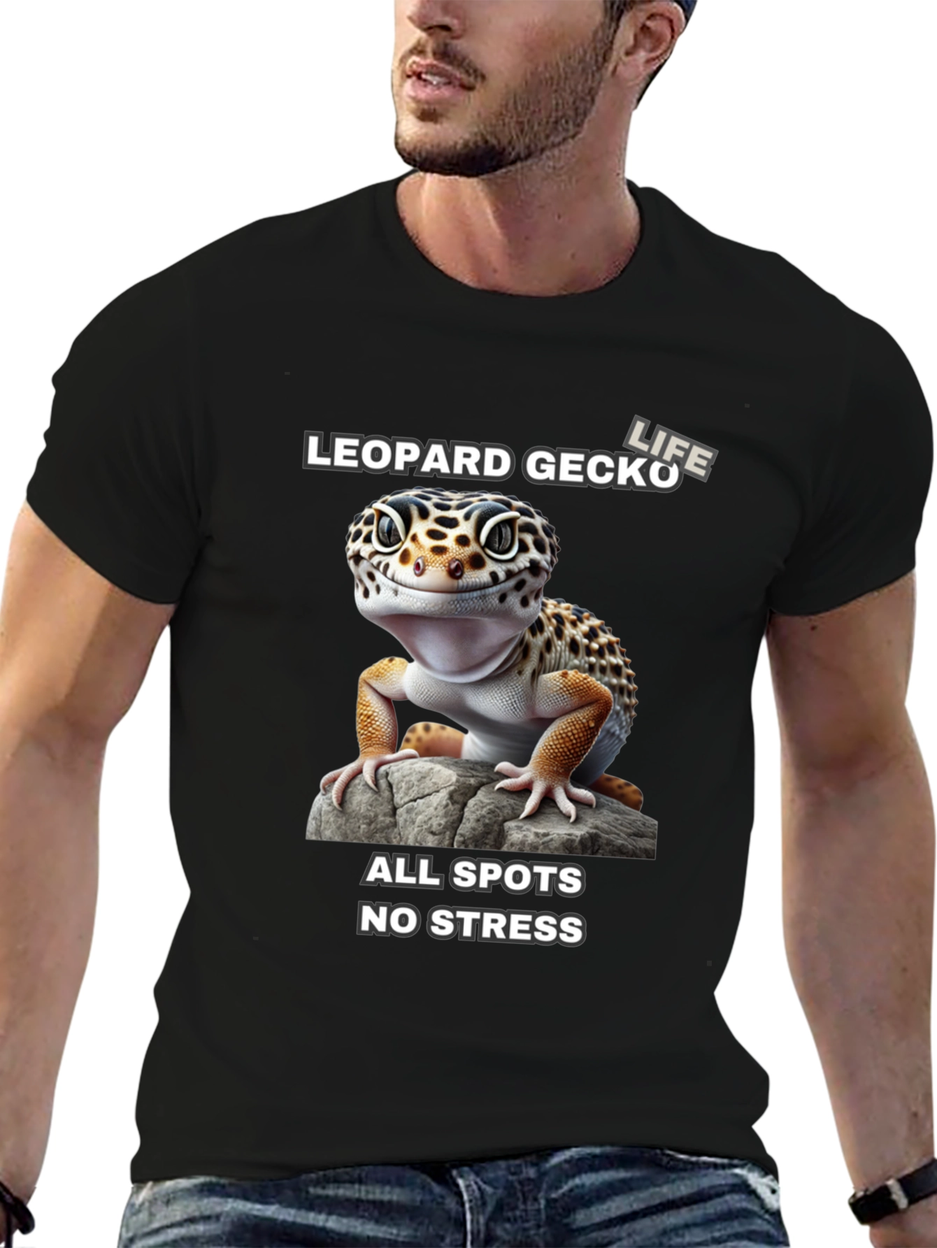 Leopard Gecko Life T-Shirt - All Spots No Stress