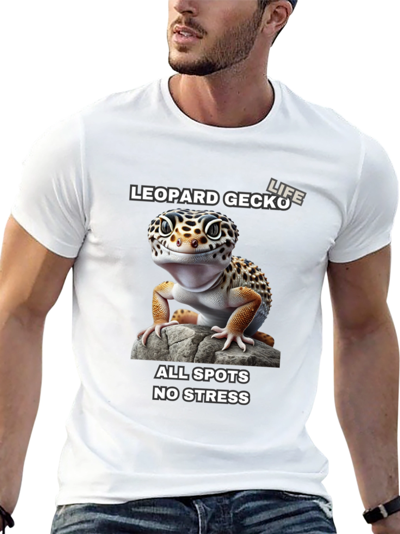 Leopard Gecko Life T-Shirt - All Spots No Stress
